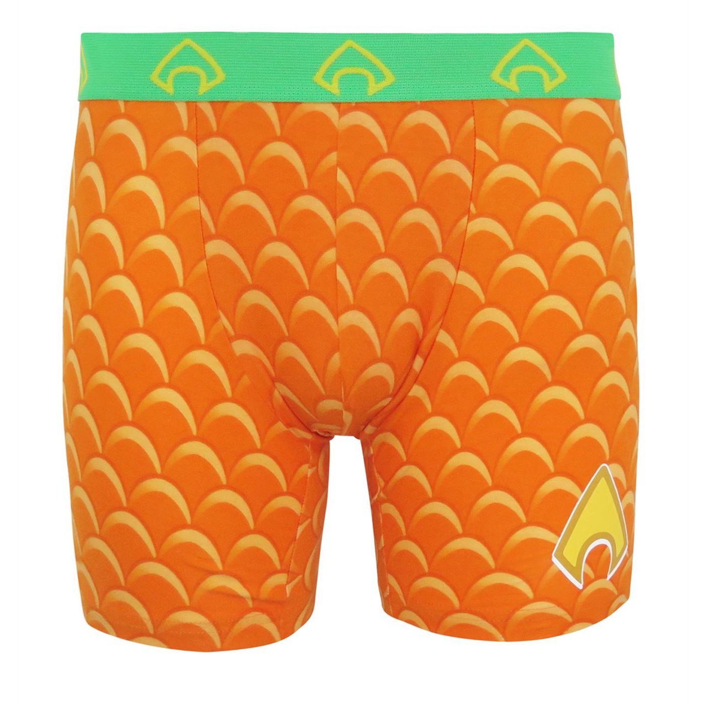 Aquaman Symbol Men's Underwear Fashion Boxer Briefs, Orange