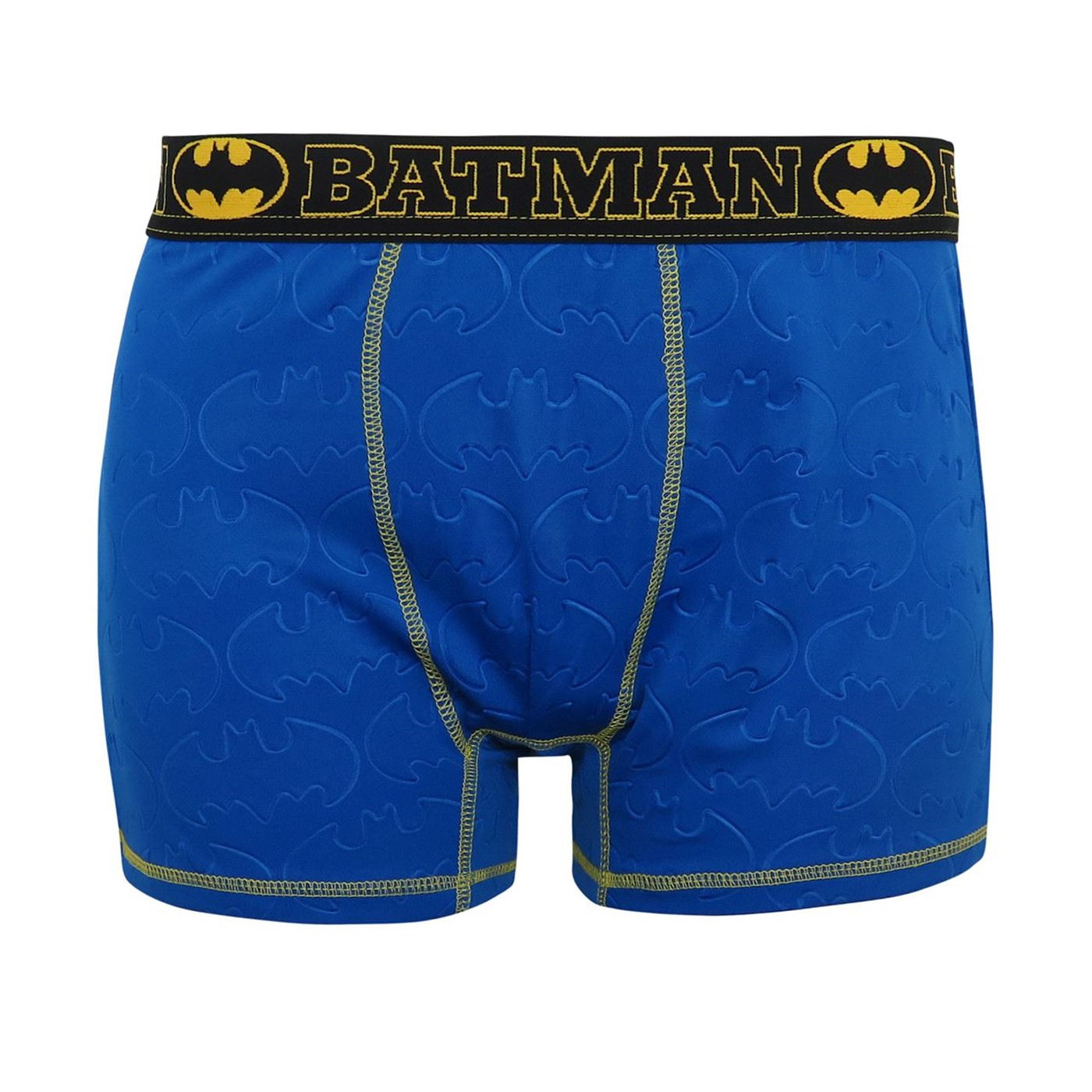 Batman 3D Embossed Symbols Men's Boxer Briefs, Blue