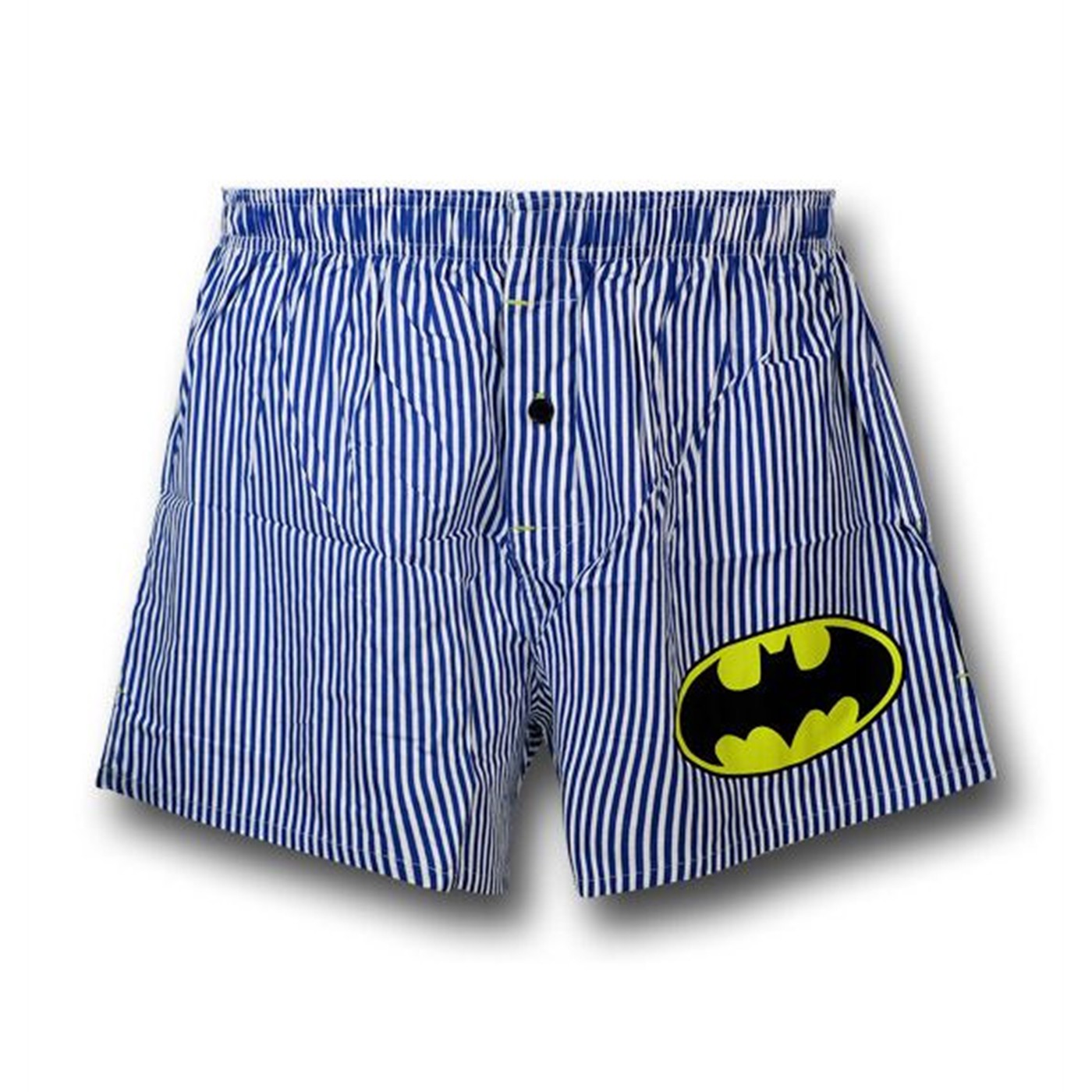Batman Blue Striped Boxer Shorts, Blue