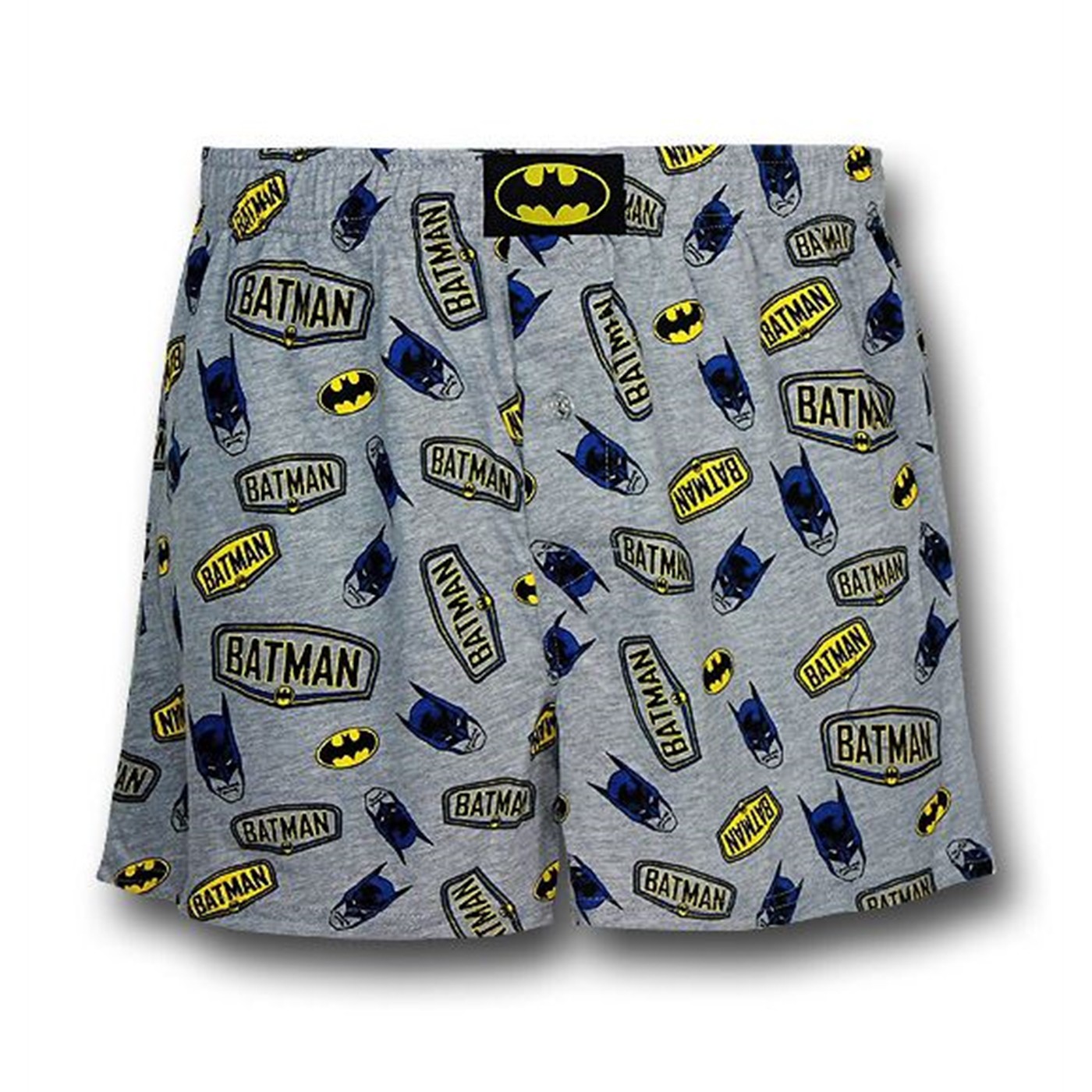 Batman Cowl and Logo Boxers, Grey