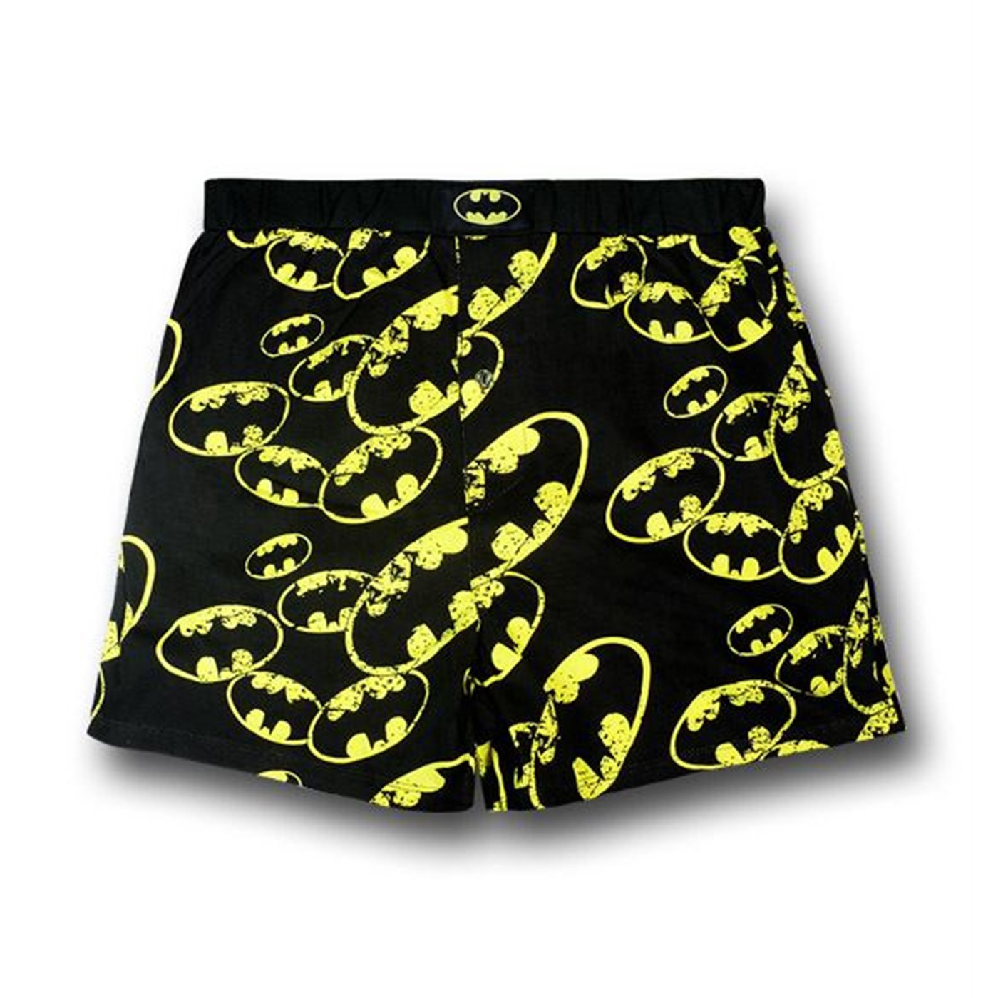 Batman Symbol Collage Black Boxer Shorts, Black