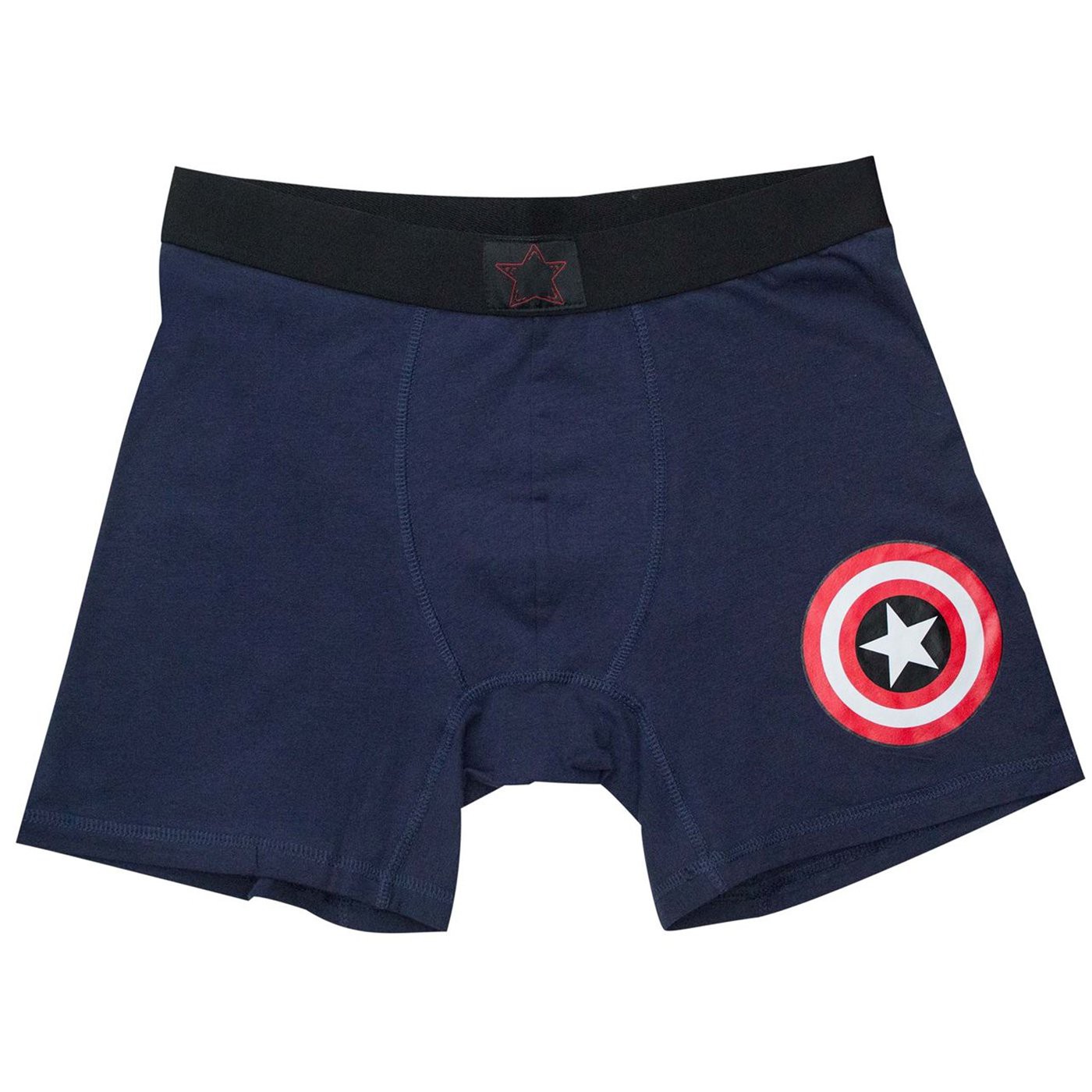 Captain America Classic Men's Underwear Boxer Briefs, Blue
