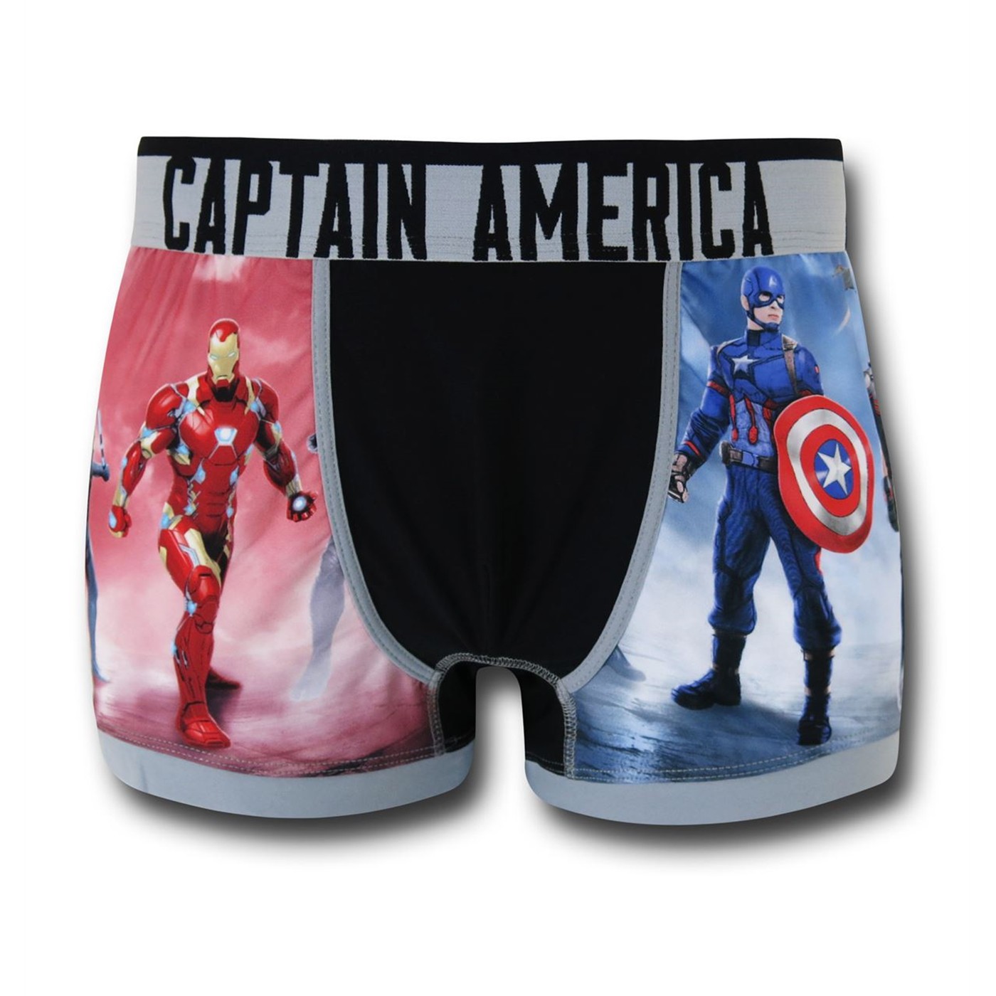 Cap. America Civil War Choose Sides Men's Boxer Brief, Black