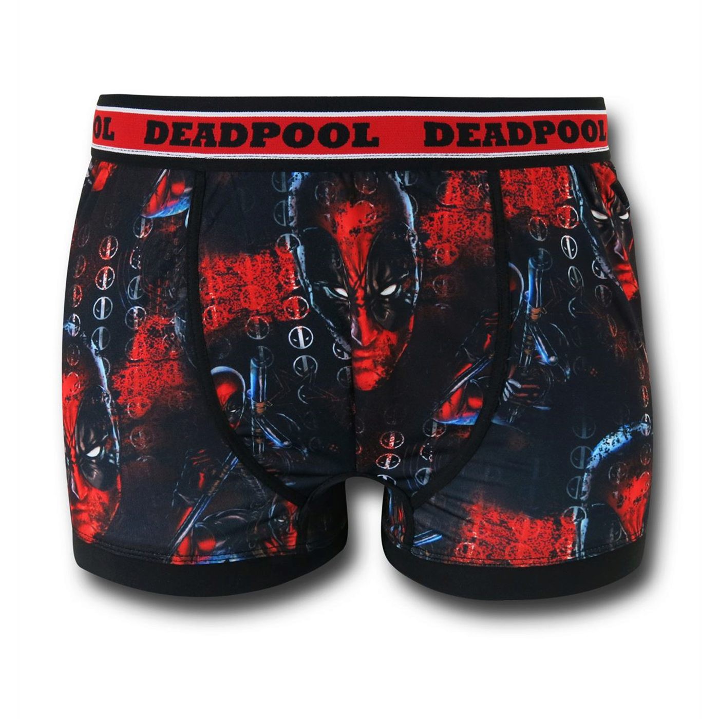 Deadpool Sublimated Men's Boxer Briefs, Red