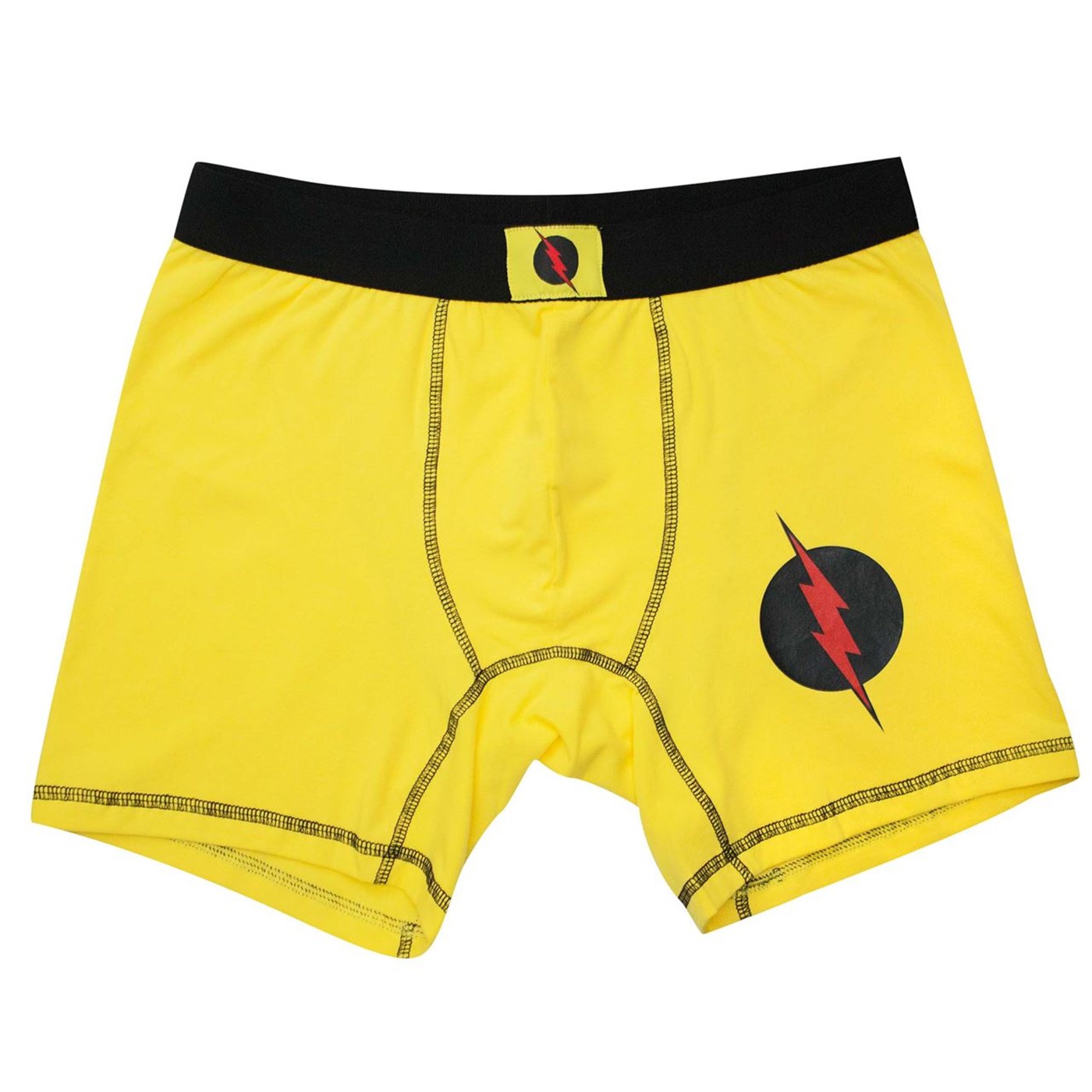 Reverse Flash Men's Underwear Boxer Briefs, Yellow