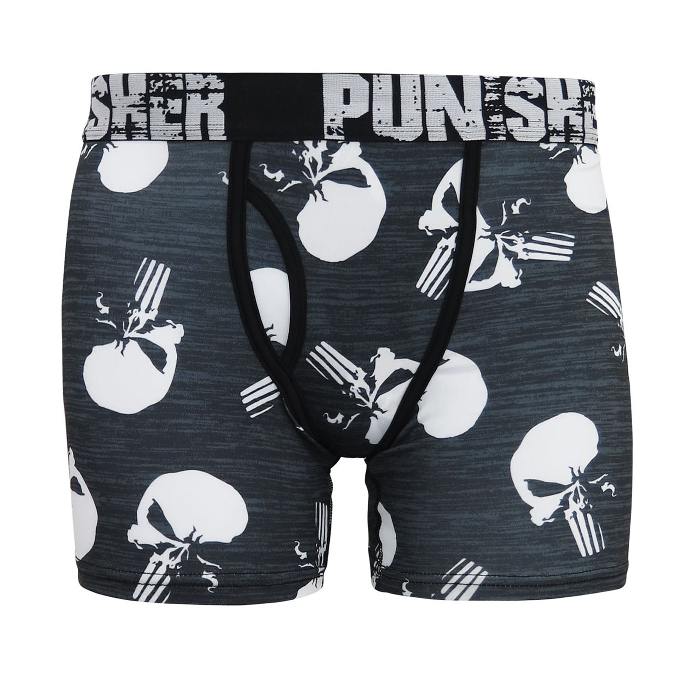 Punisher All-Over Skulls Boxer Briefs, Black