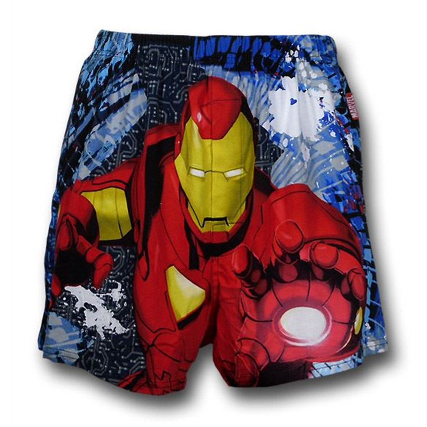 Iron Man Digital Boxers, Blue