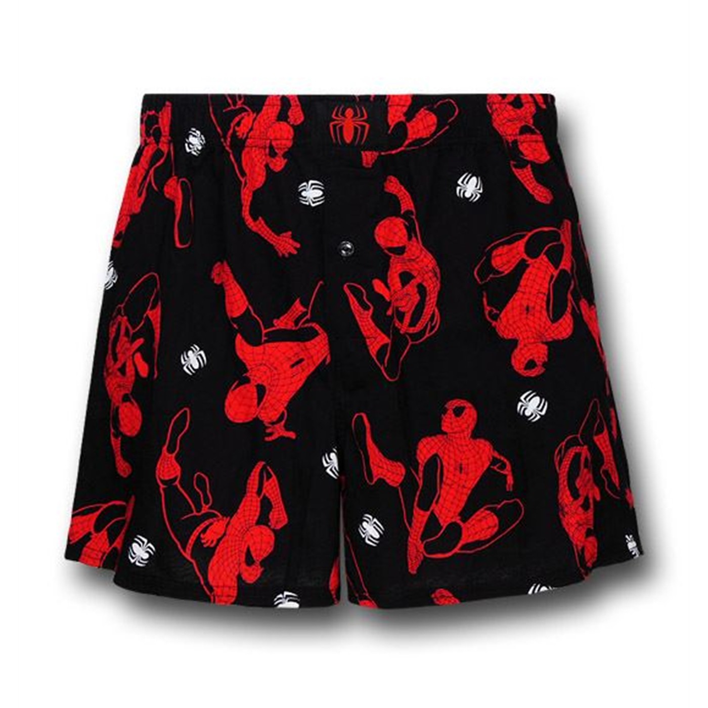 Spiderman Red Image Boxers, Black