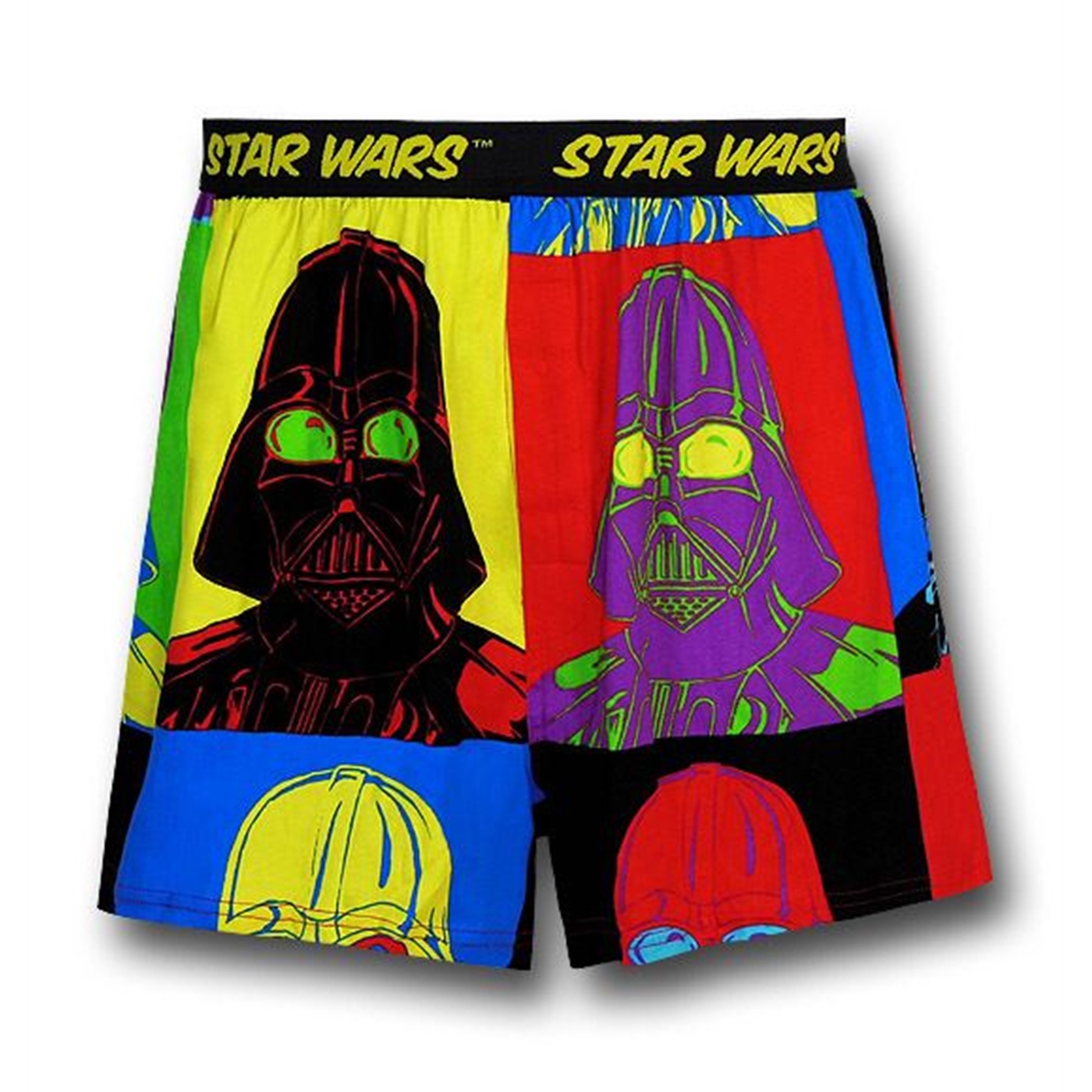 Star Wars Vader Pop Art Squares Boxers, Black