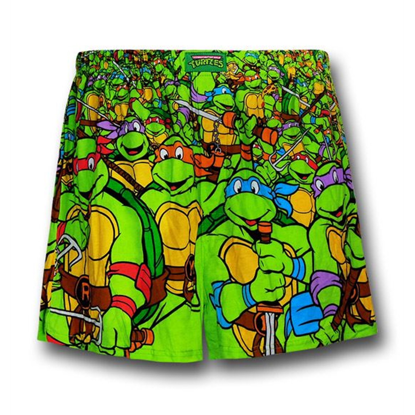 TMNT Turtle Army Knit Boxers, Green