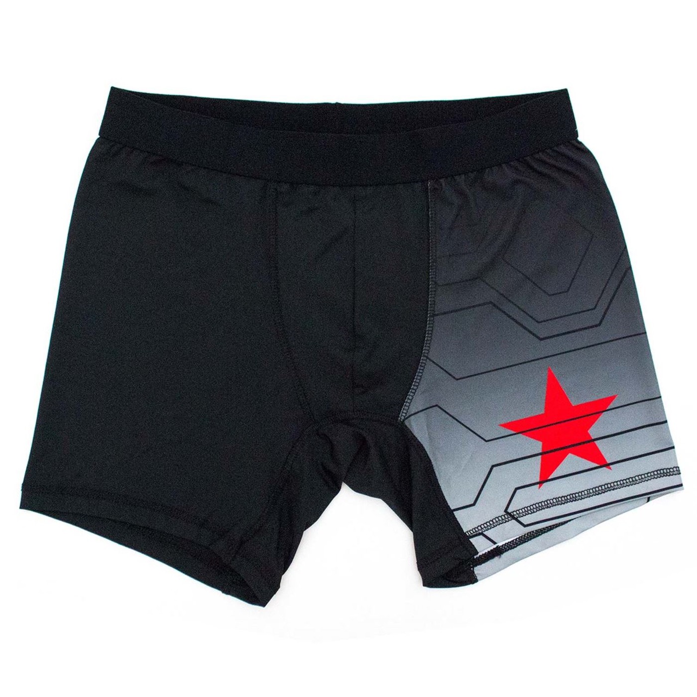 Winter Soldier Armor Men's Underwear Boxer Briefs, Black