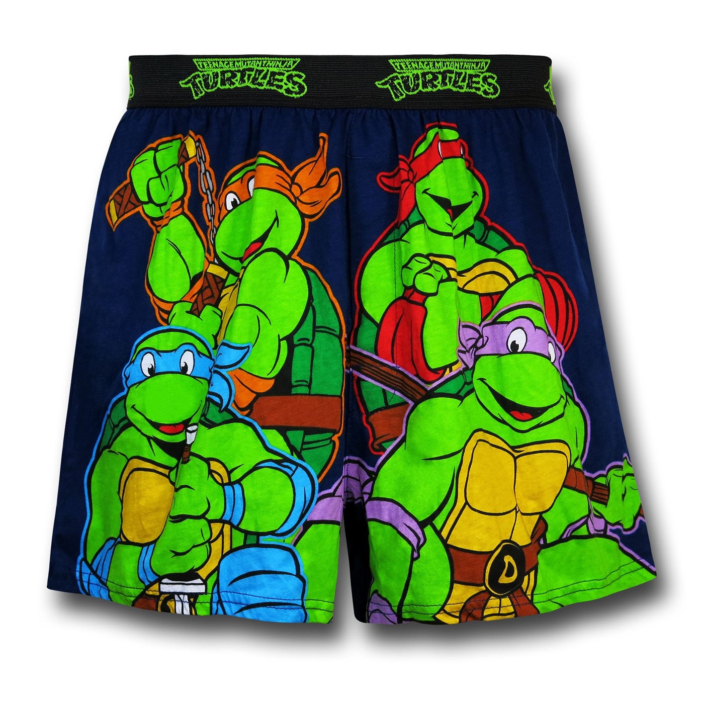 TMNT Mutated In 1984 Knit Boxers, Blue