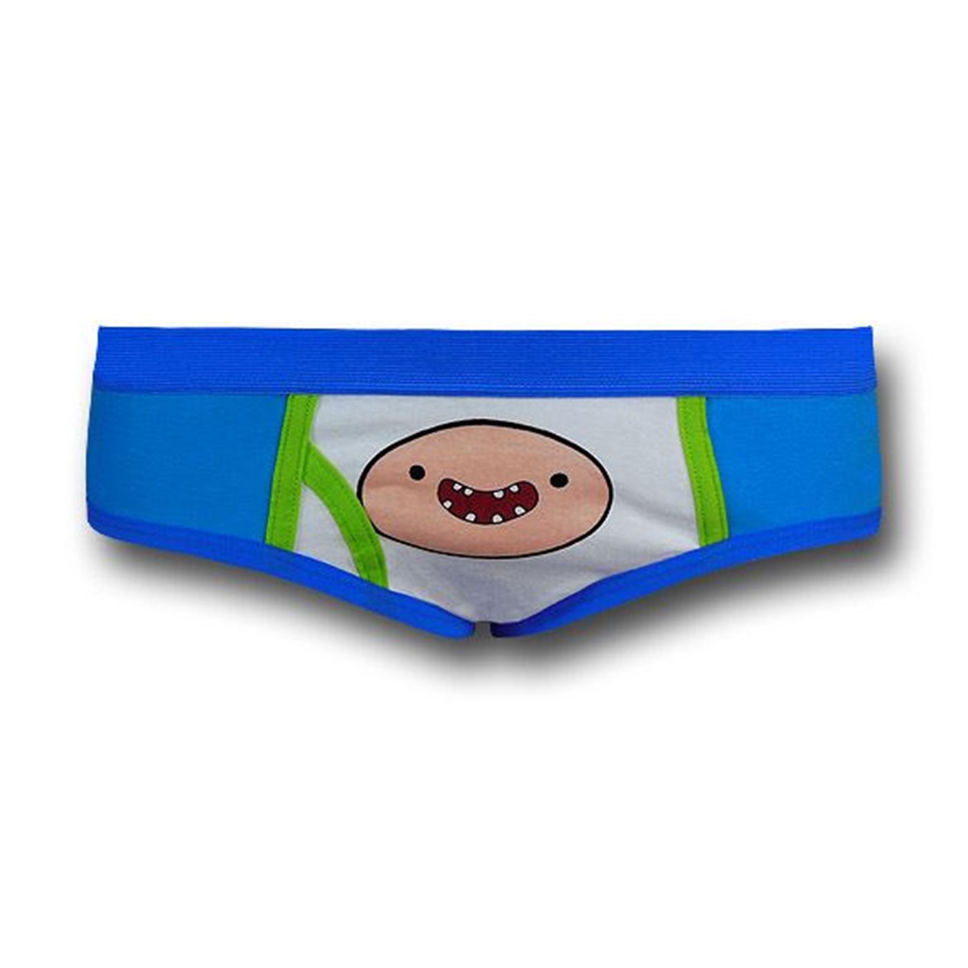 Adventure Time Finn Face Women's Hipster Briefs, Blue