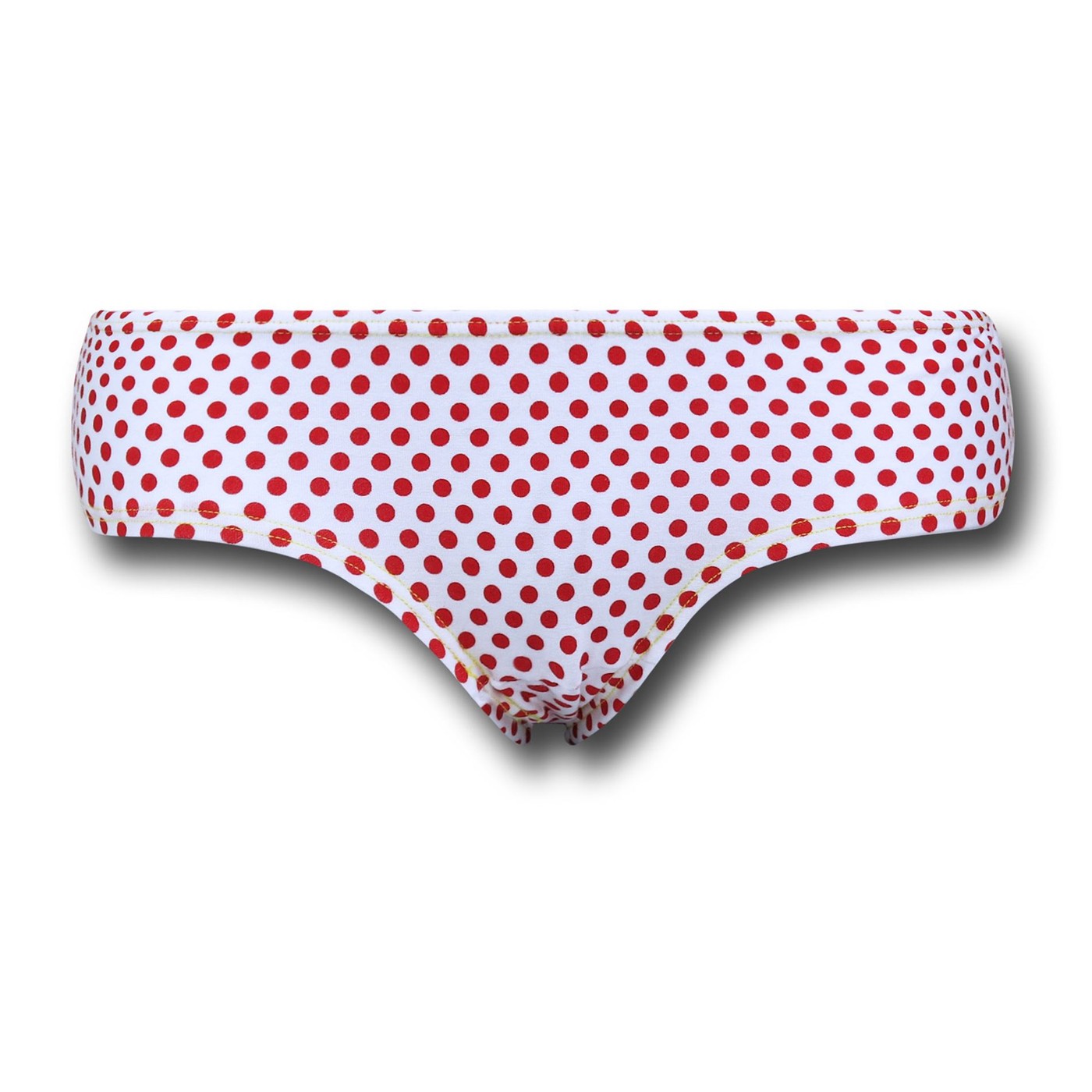 DC Cuties Pink Dots Women's Hipster Brief, White