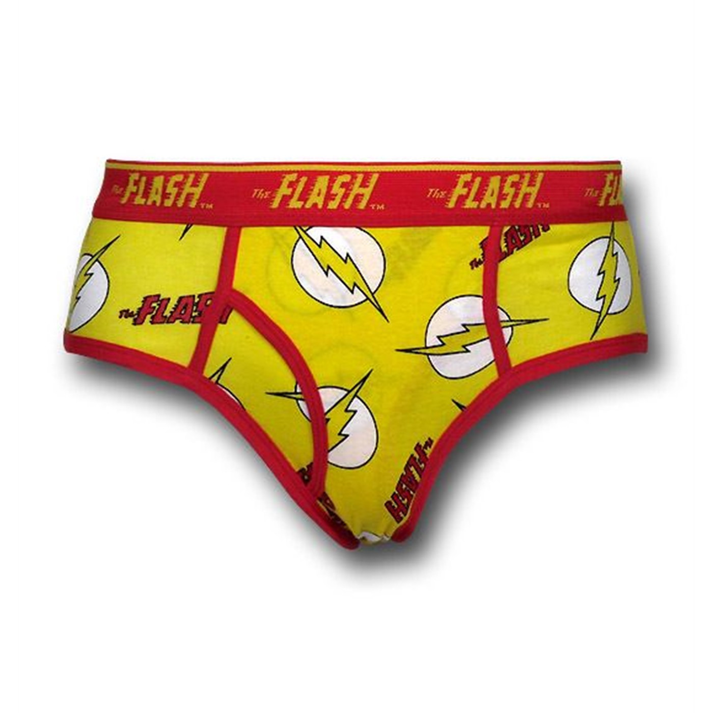 Flash Yellow Collage Briefs, Yellow