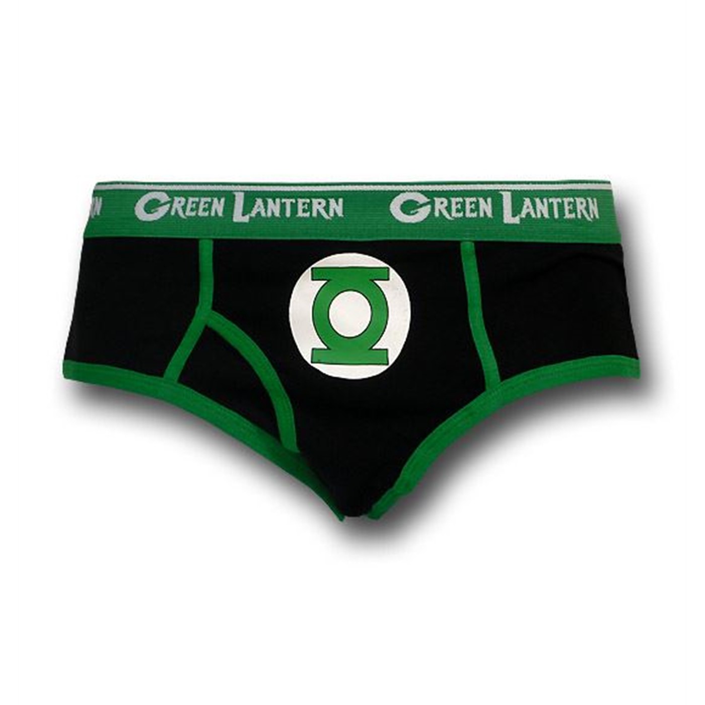 Green Lantern Symbol Black Briefs