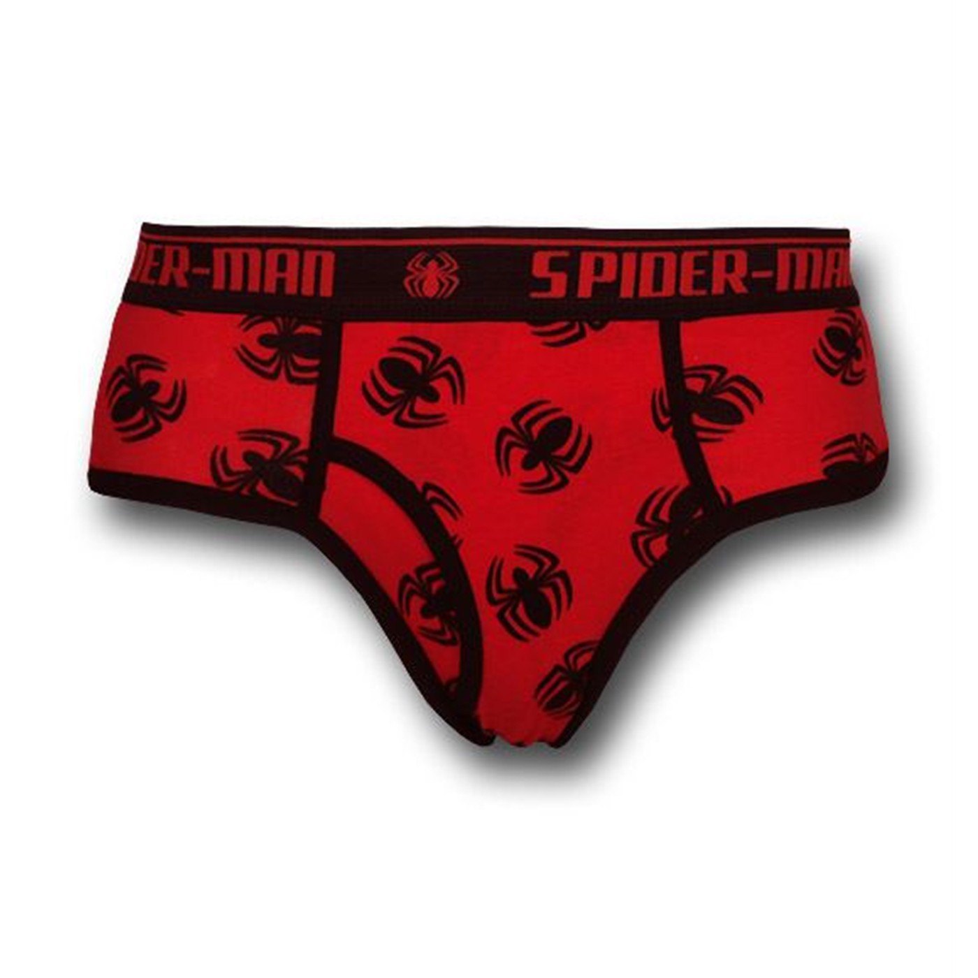Spiderman Multi Symbols Red Briefs, Red