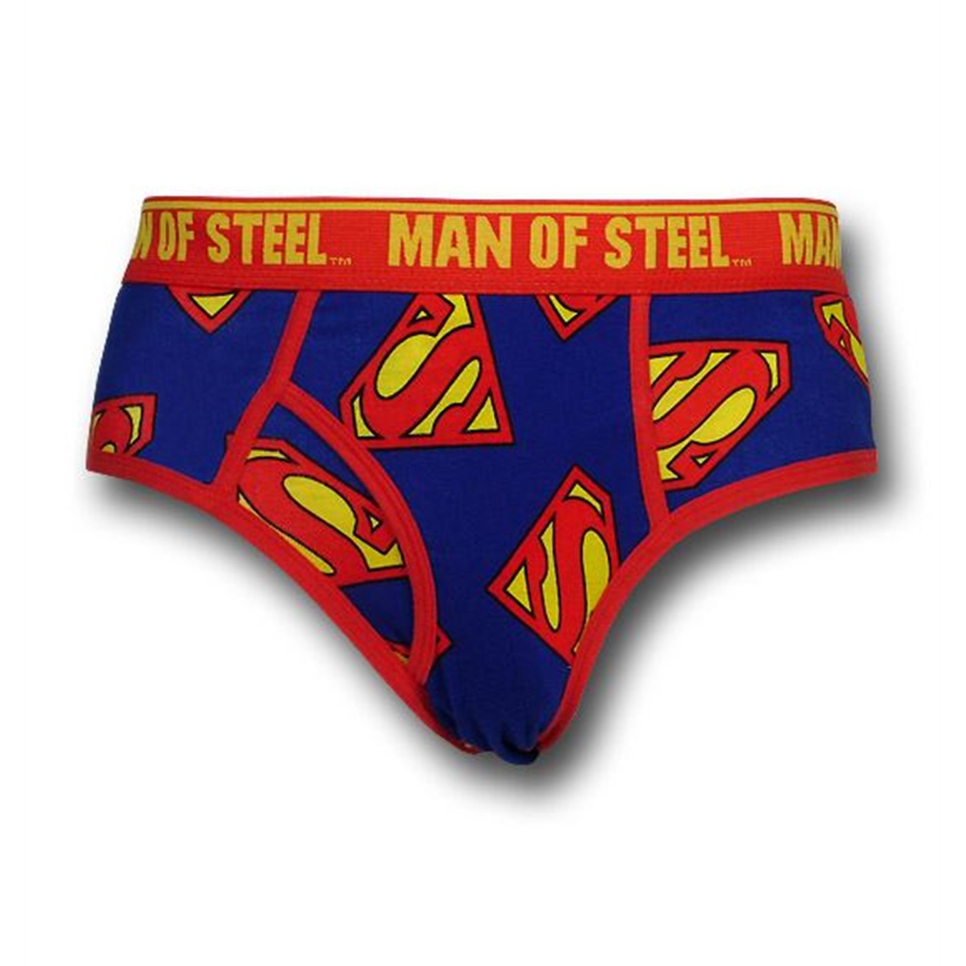 Superman Mini Symbols Collage Briefs, Blue