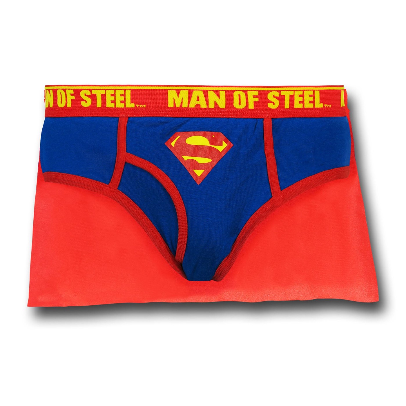 Superman Blue Briefs with Cape, Blue