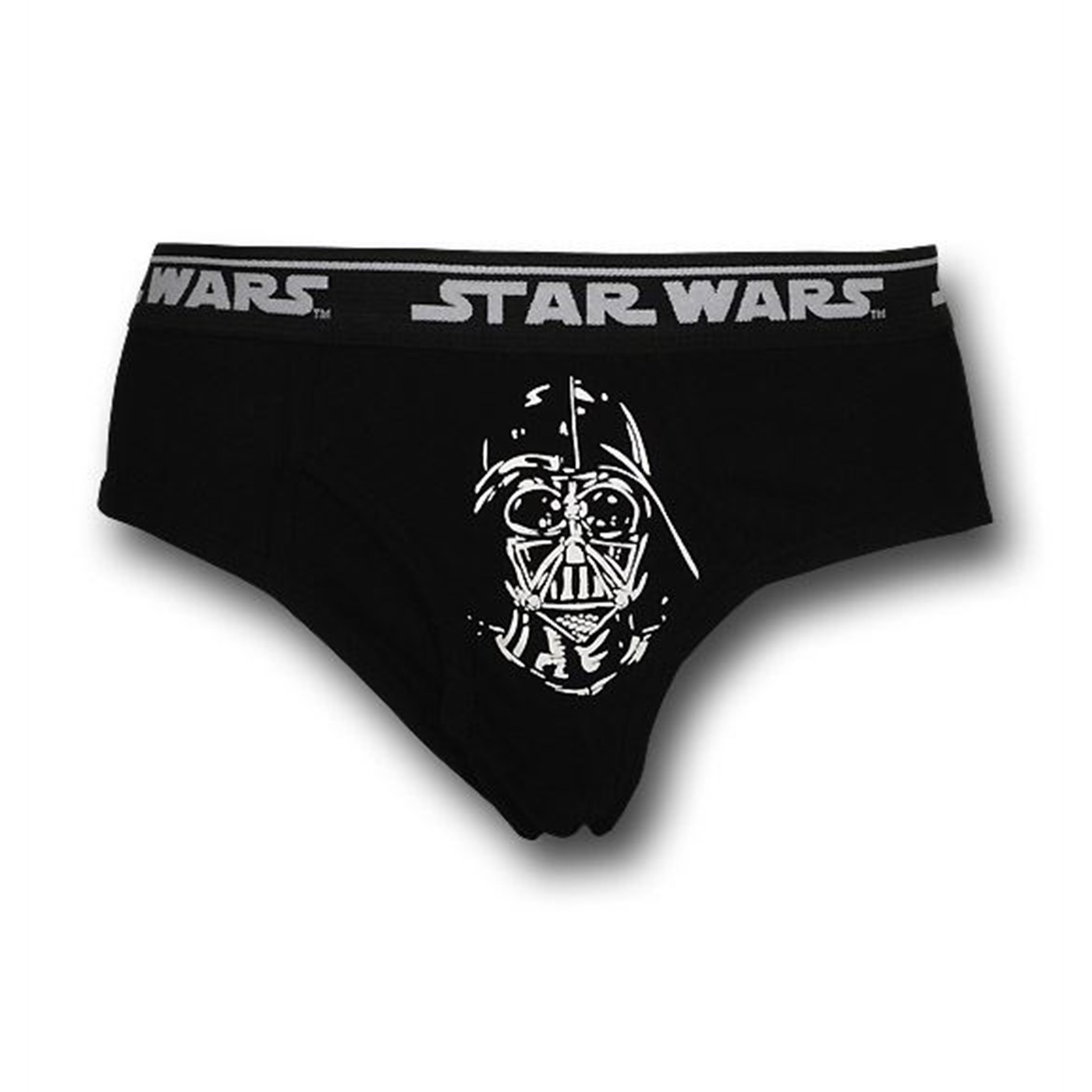 Star Wars Darth Vader Face Briefs, Black
