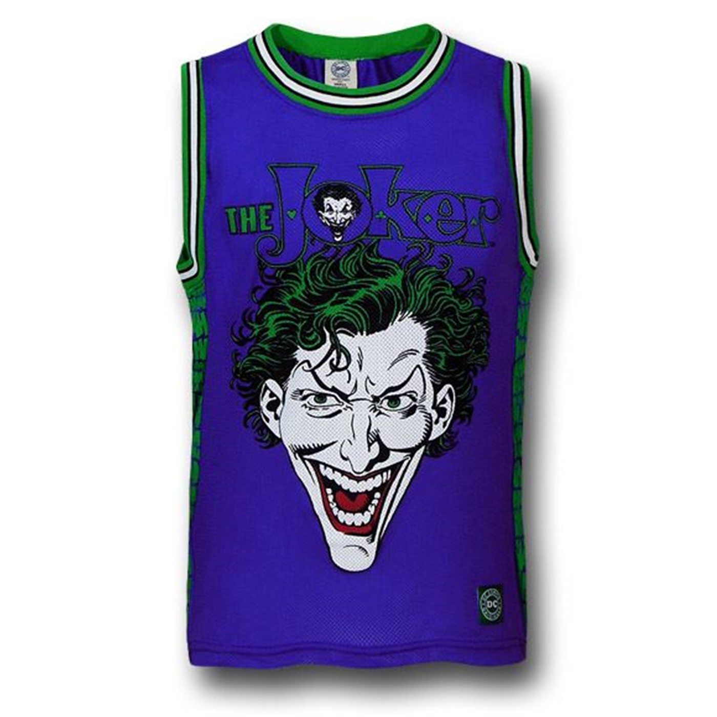 Joker Face Basketball Jersey, Purple