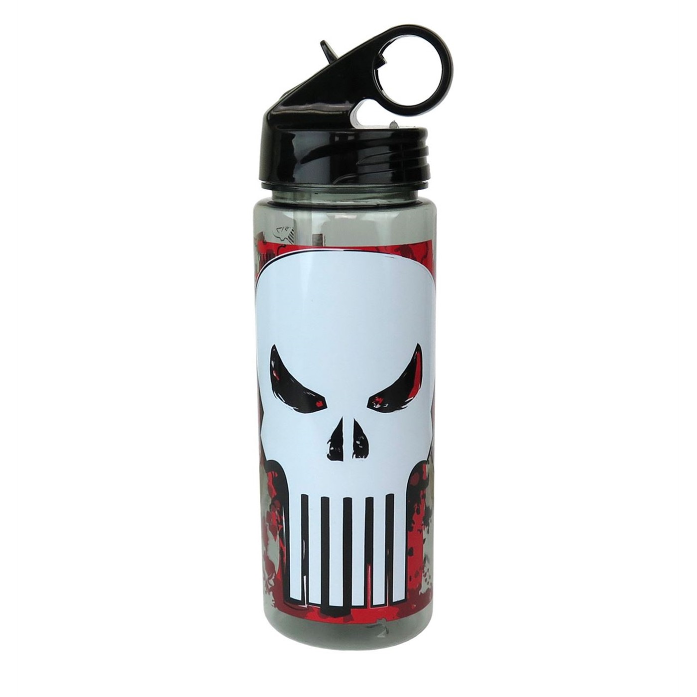 Punisher Symbol 20oz Water Bottle, Red