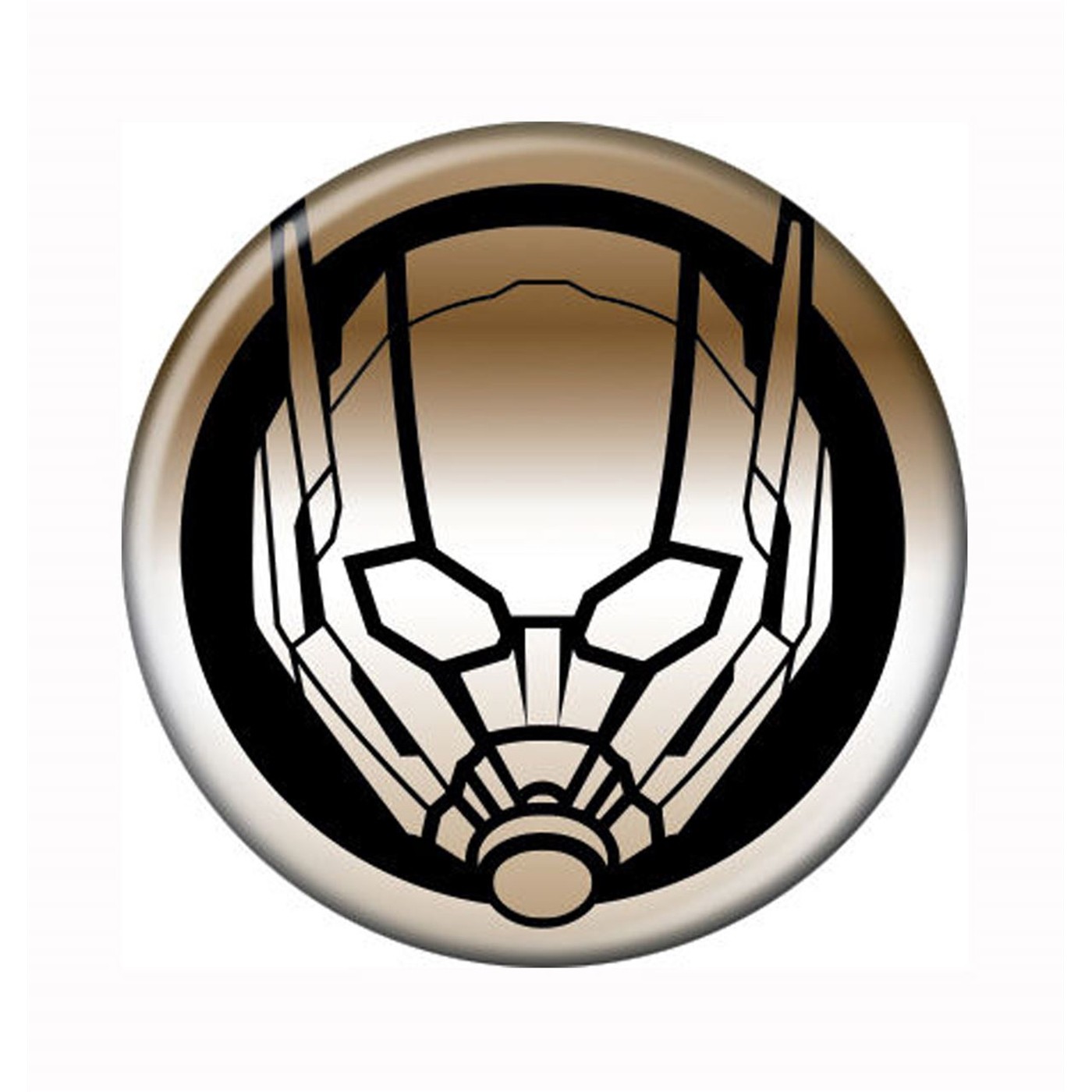 Ant-Man Helmet Icon Button, White
