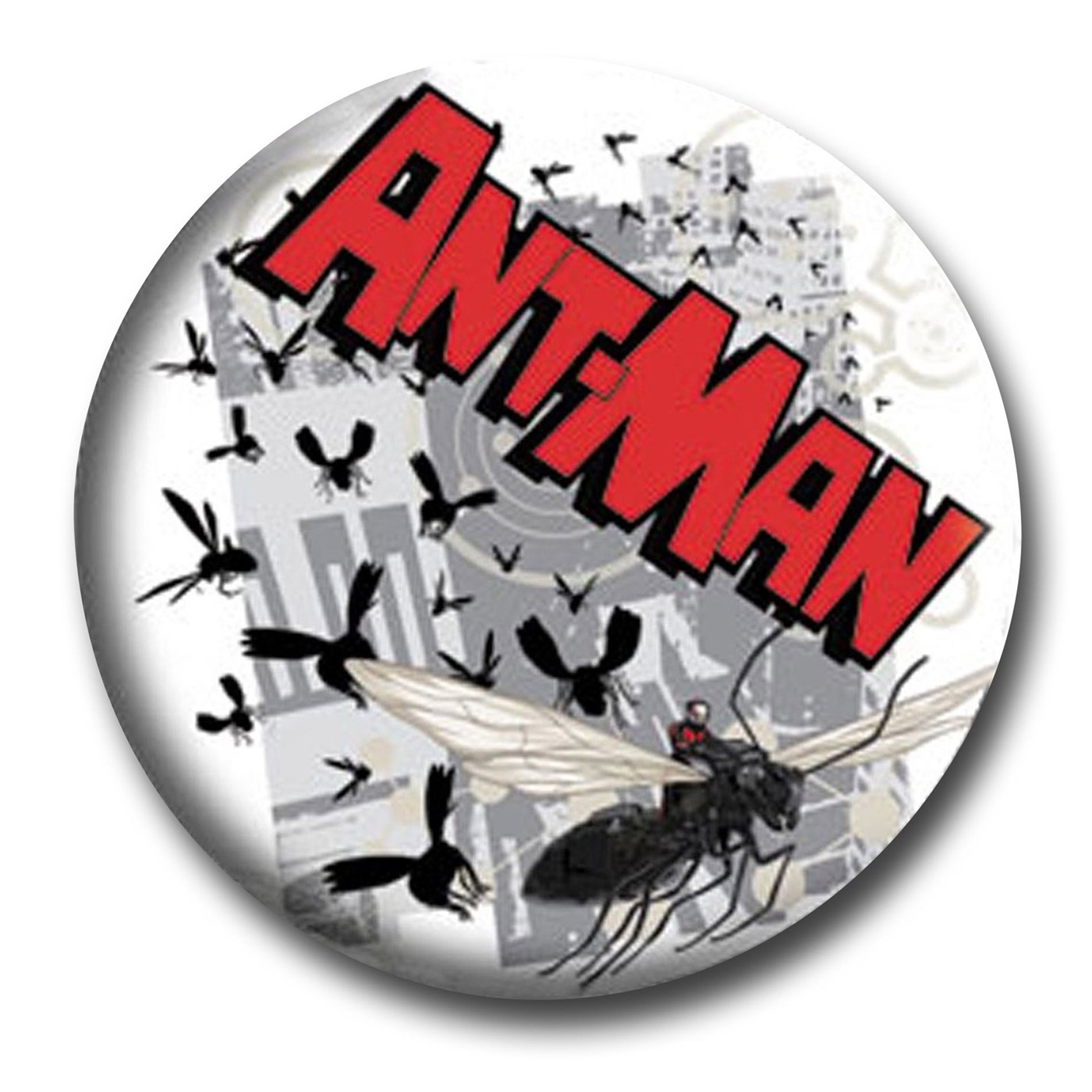 Ant-Man Swarm Button, White