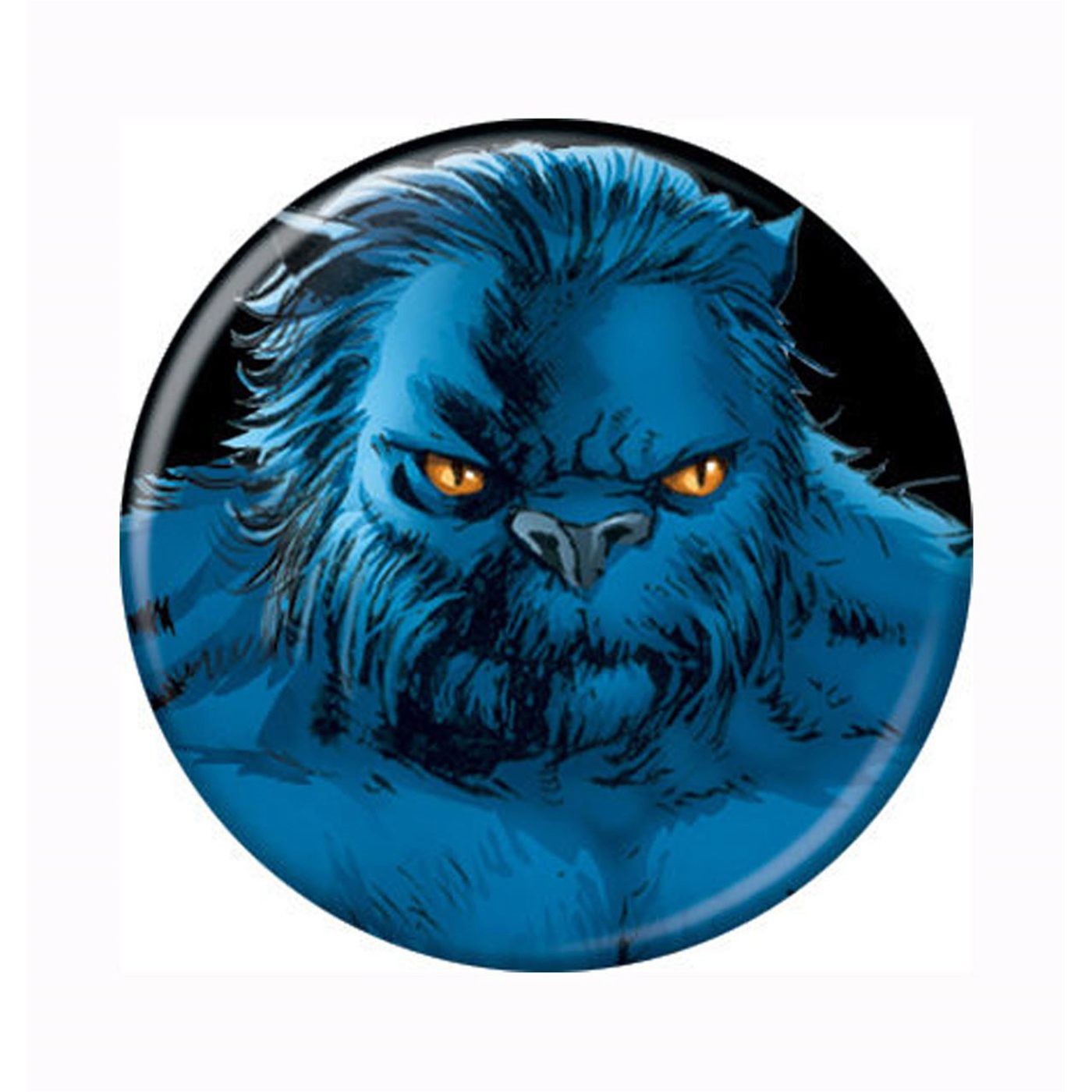 Astonishing X-Men Beast Button, Blue