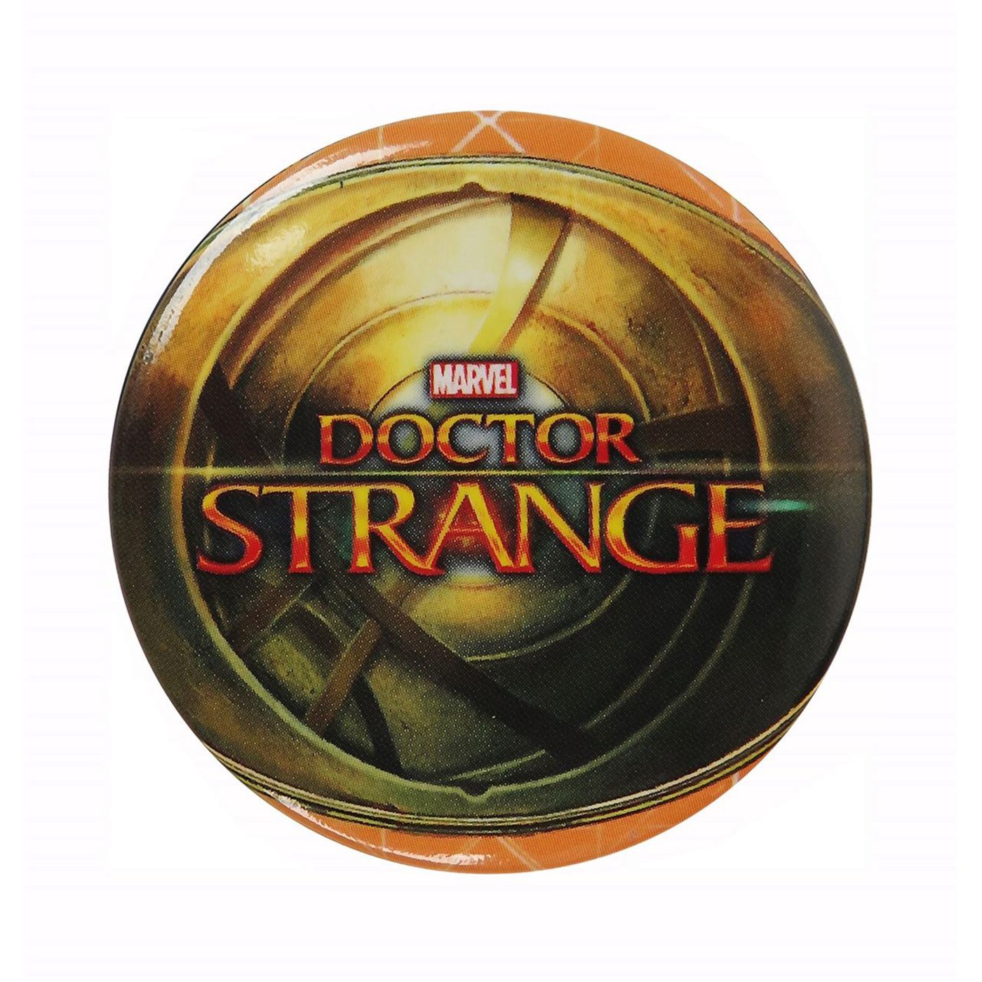 Dr. Strange Eye of Agamotto Button, Orange