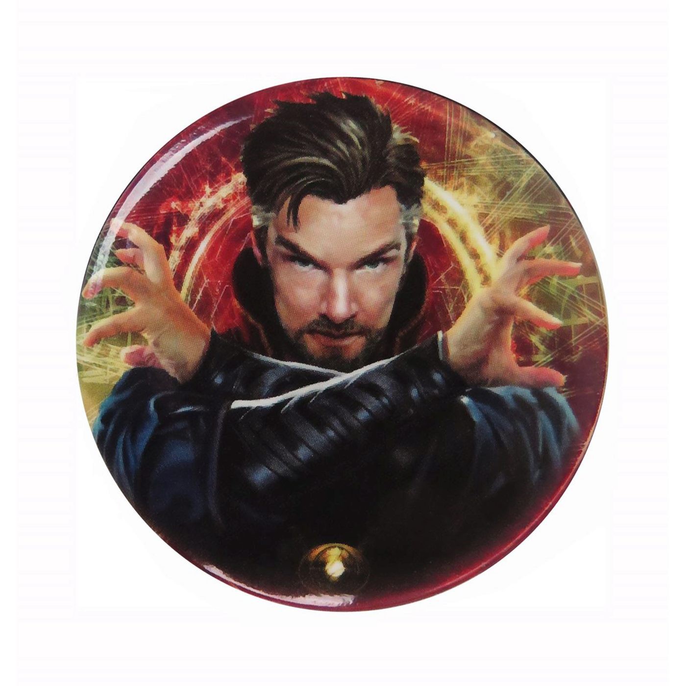 Dr. Strange Action Pose Button, Red