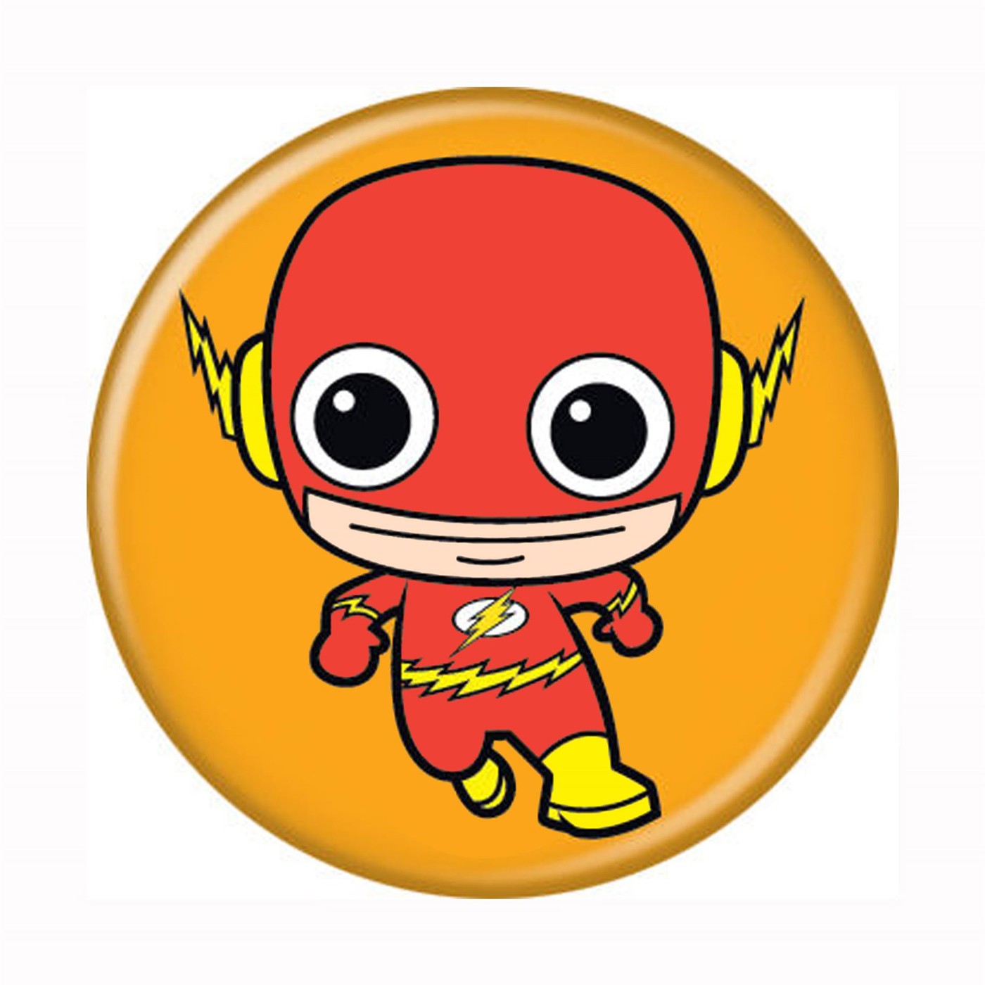 Flash Kawaii Button, Yellow