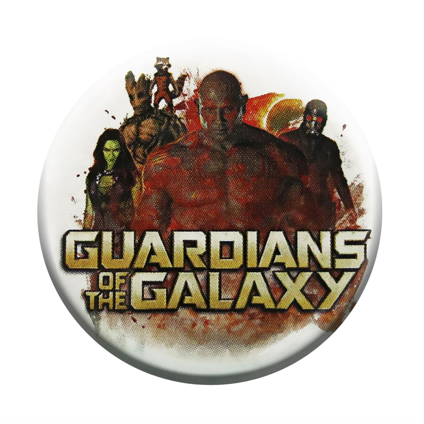 Guardians of the Galaxy Group Button, White