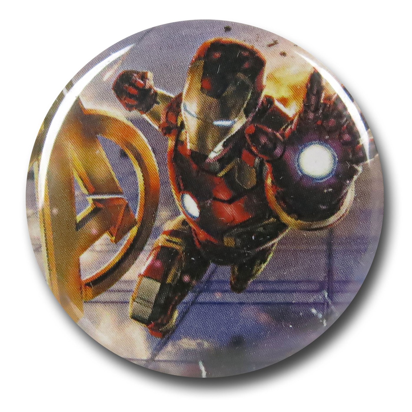 Iron Man Age of Ultron Symbol Button, Red