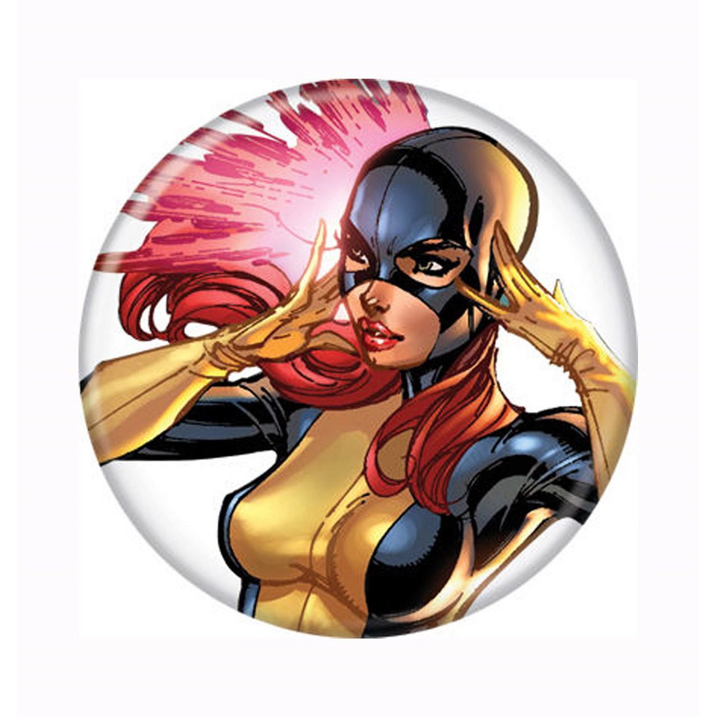 X-Men First Class Jean Grey Button, Yellow