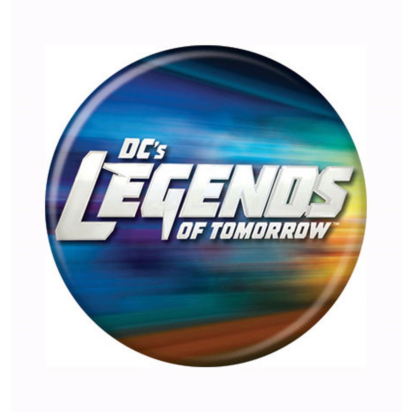 DC Legends of Tomorrow Logo Button, Blue