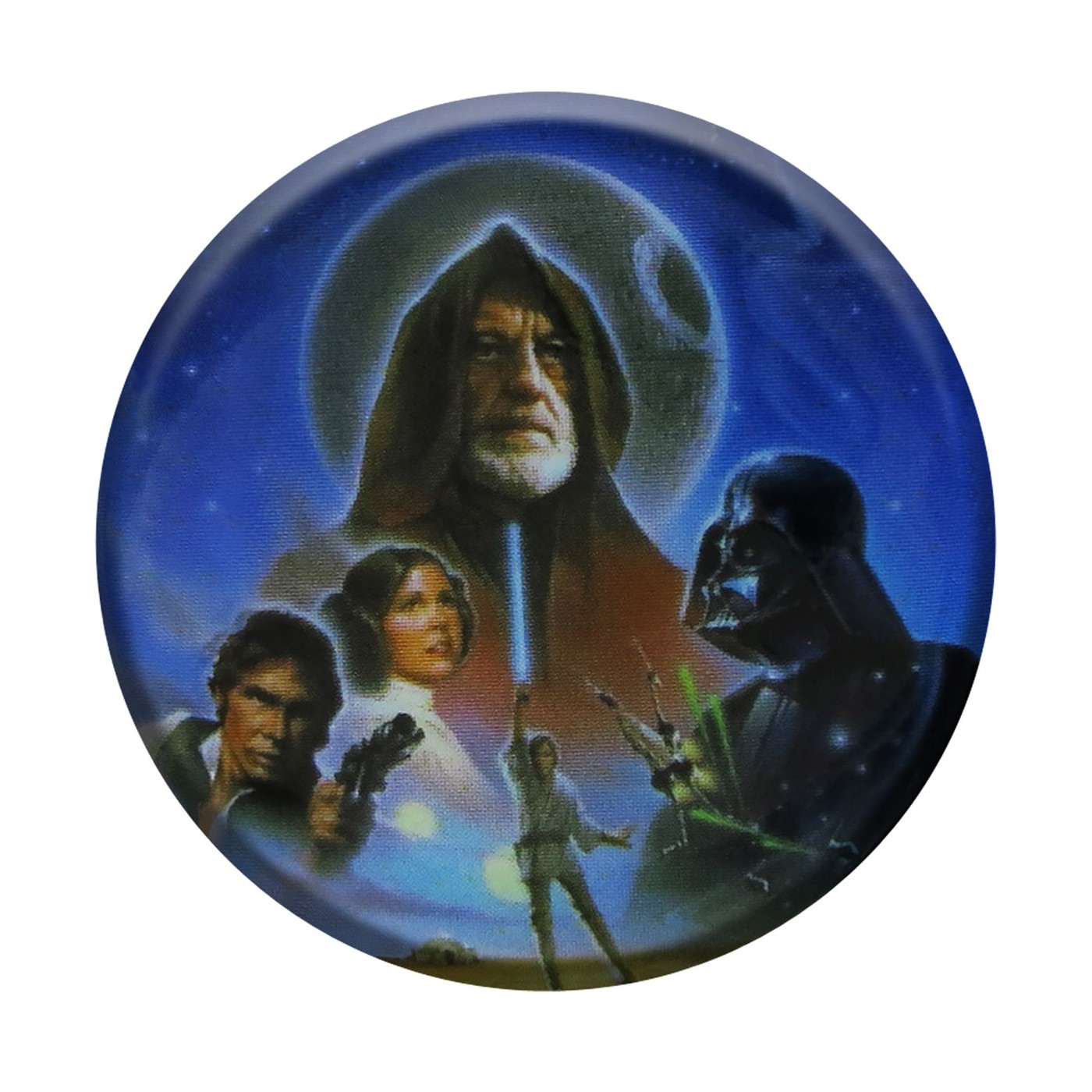 Star Wars New Hope Group Button, Blue