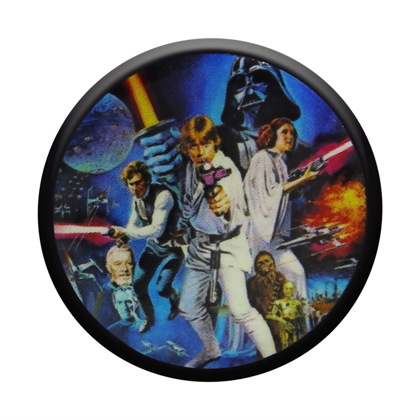 Star Wars A New Hope Poster Button, Blue