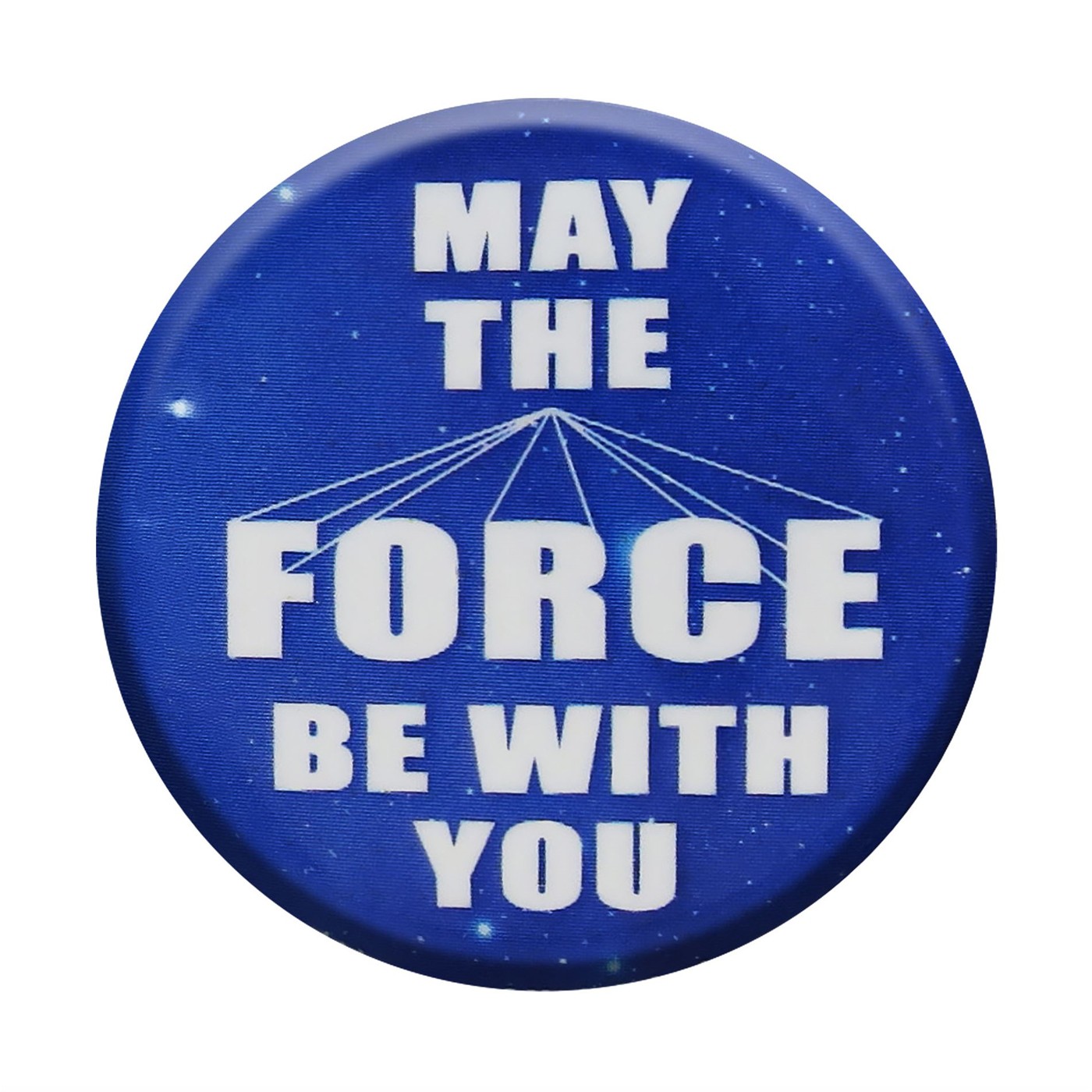 Star Wars Force Be With You Button, Blue