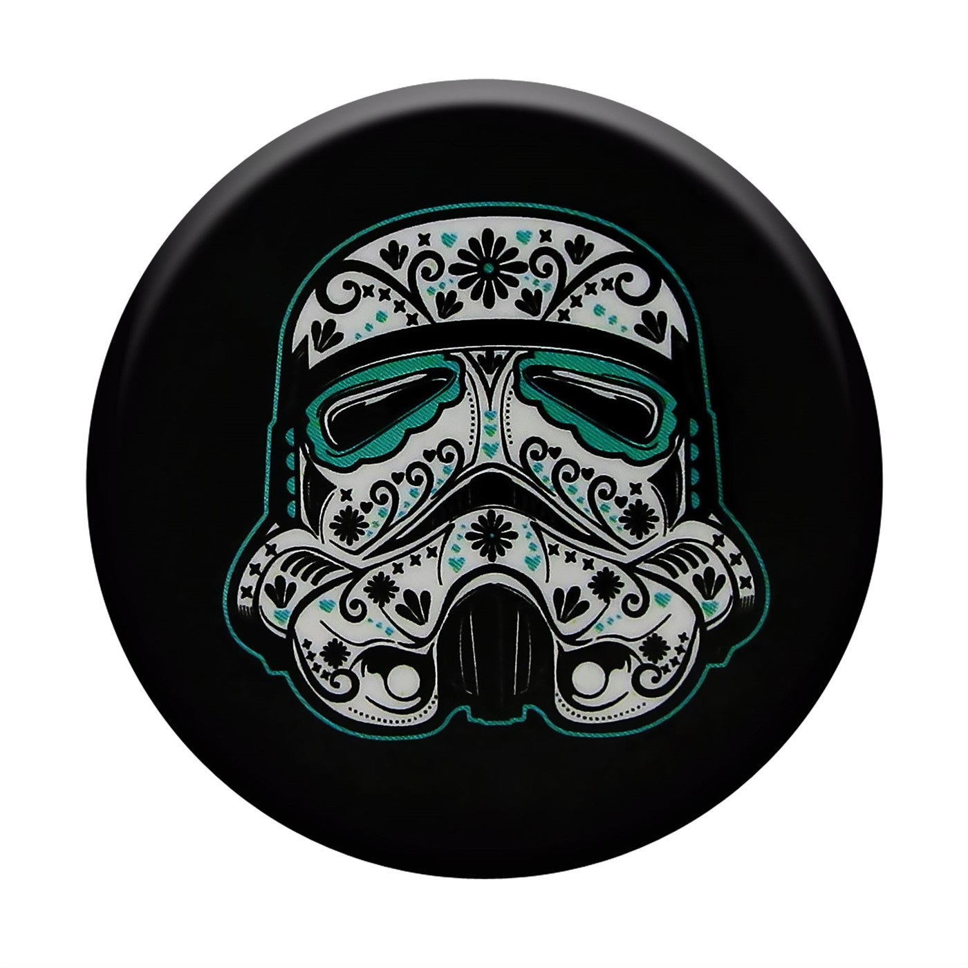 Star Wars Trooper Sugar Helmet Button, Black