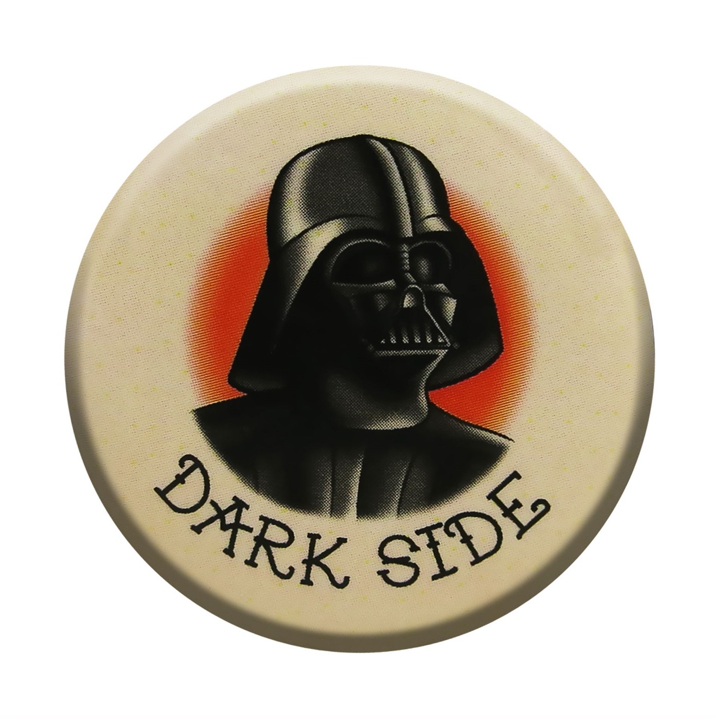 Star Wars Vader Dark Side Button, White