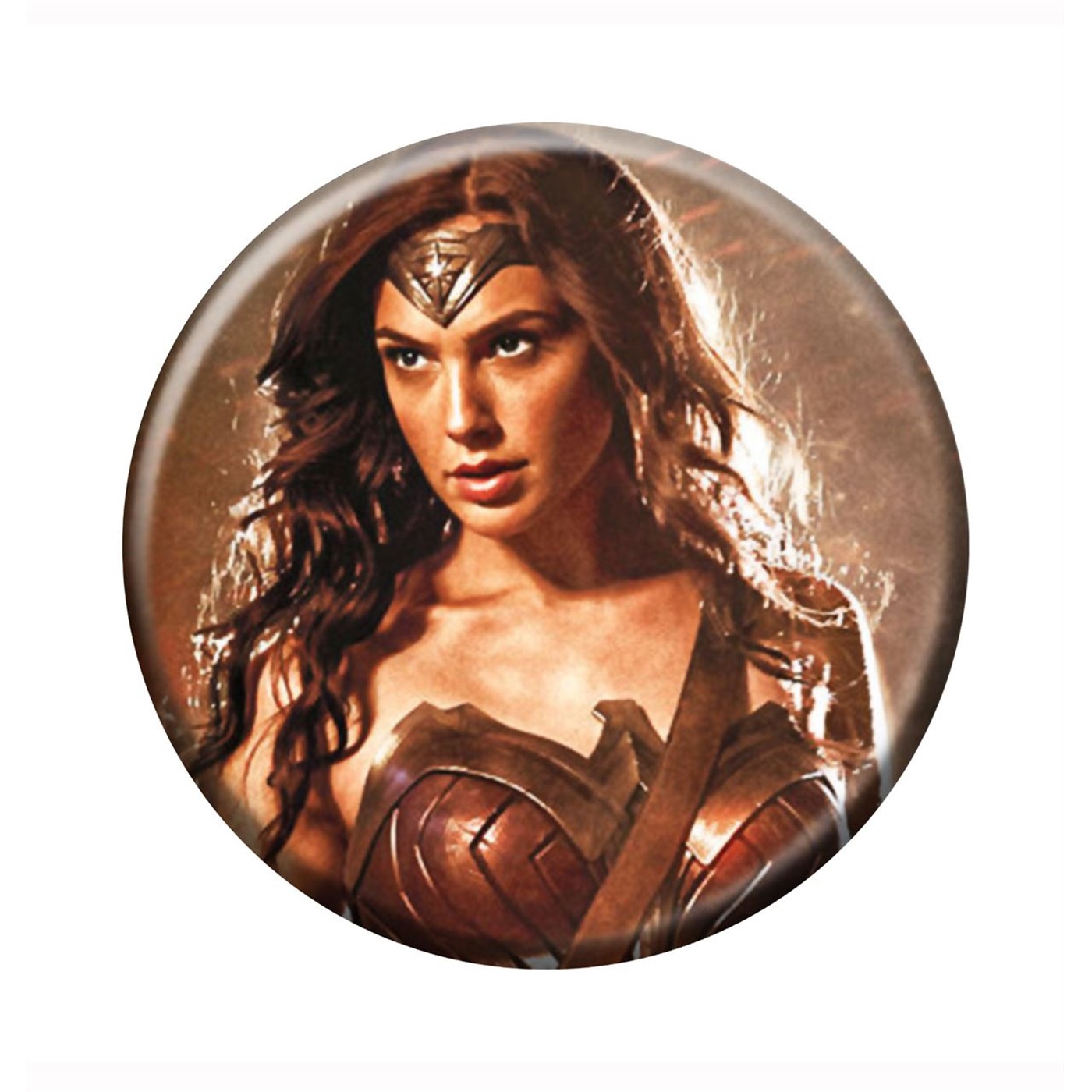 Wonder Woman Movie Warrior Button, Red