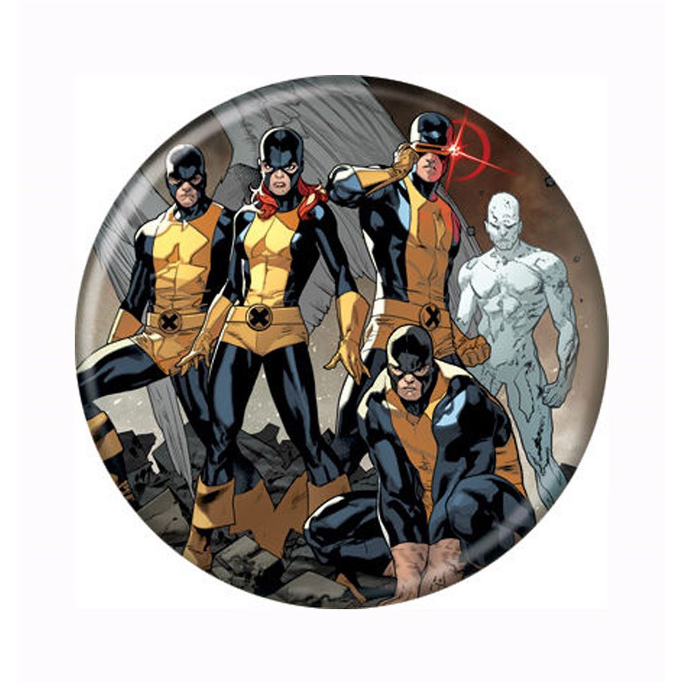 X-Men First Class Team Button, Black