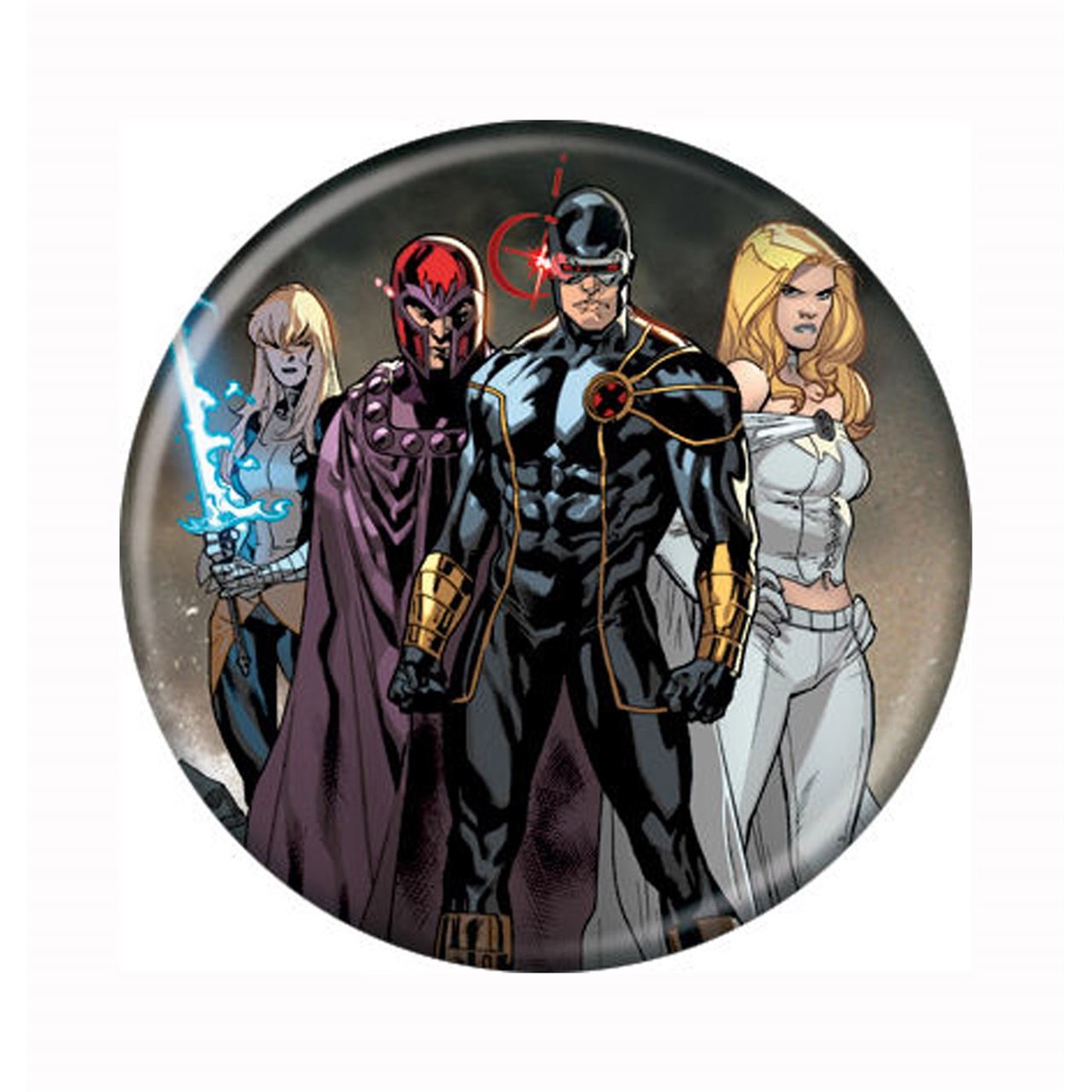 Uncanny X-Men Team Button, Black