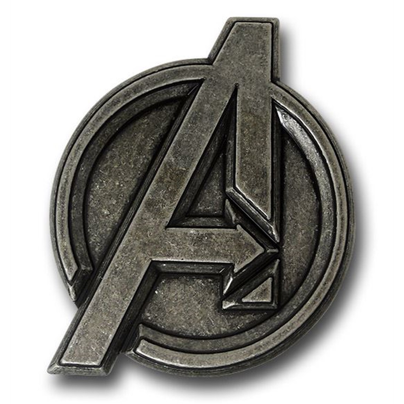 Avengers Metal Symbol Belt Buckle, Grey
