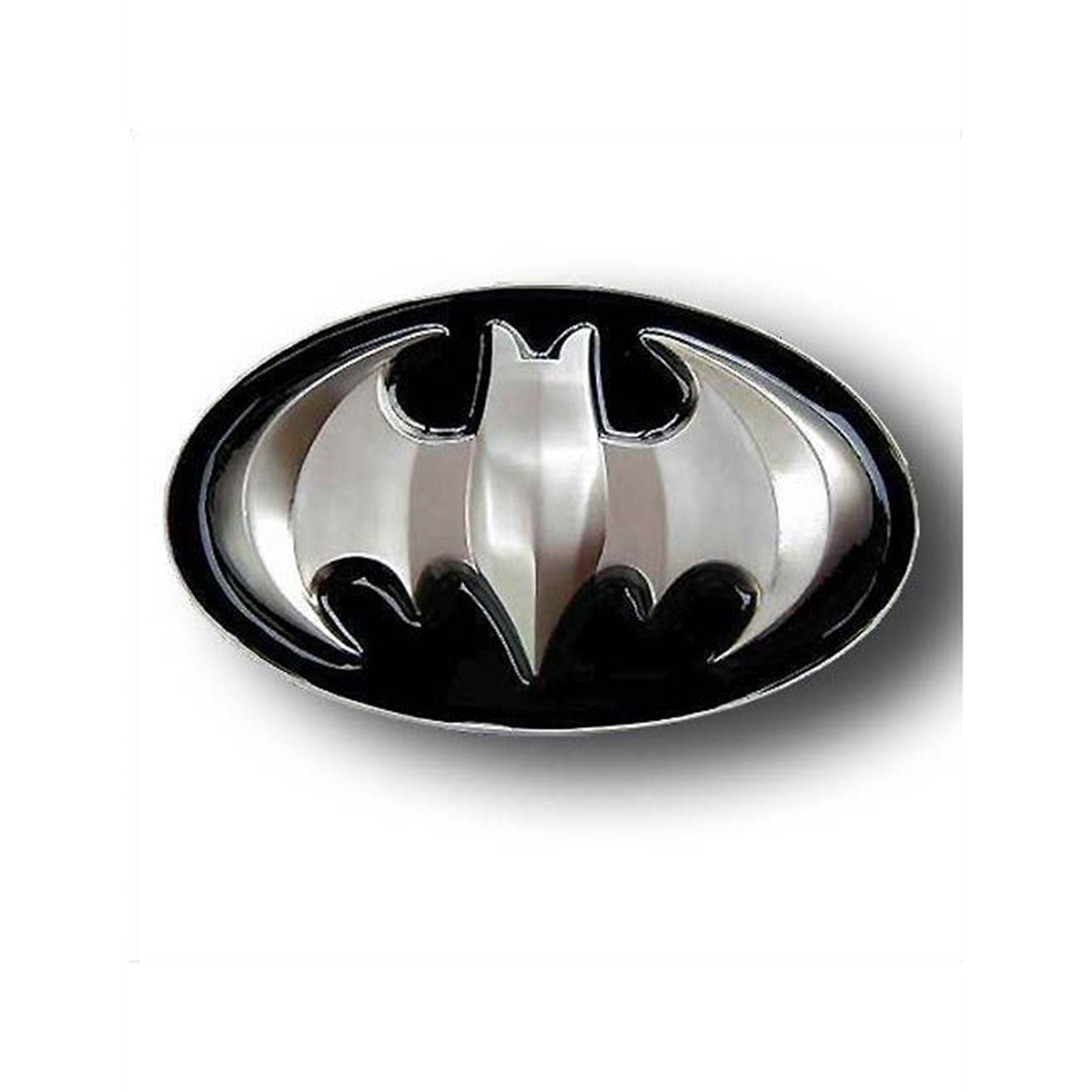 Batman Belt Buckle 3D Black Symbol, Black