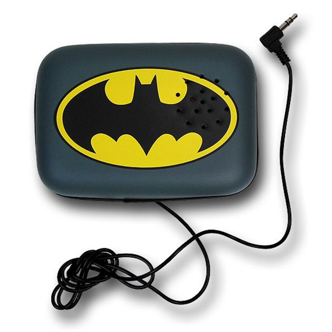 Batman Symbol Belt Buckle w/Speaker, Grey