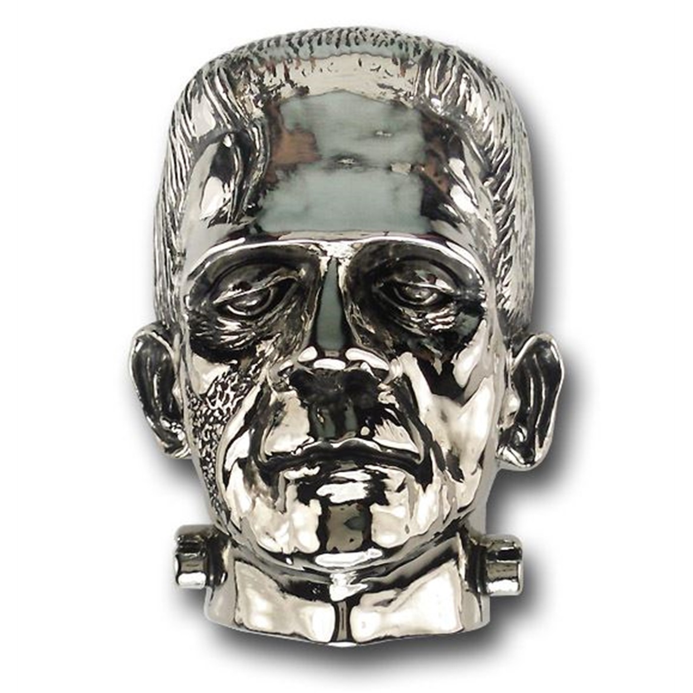 Frankenstein's Chrome Dome Belt Buckle