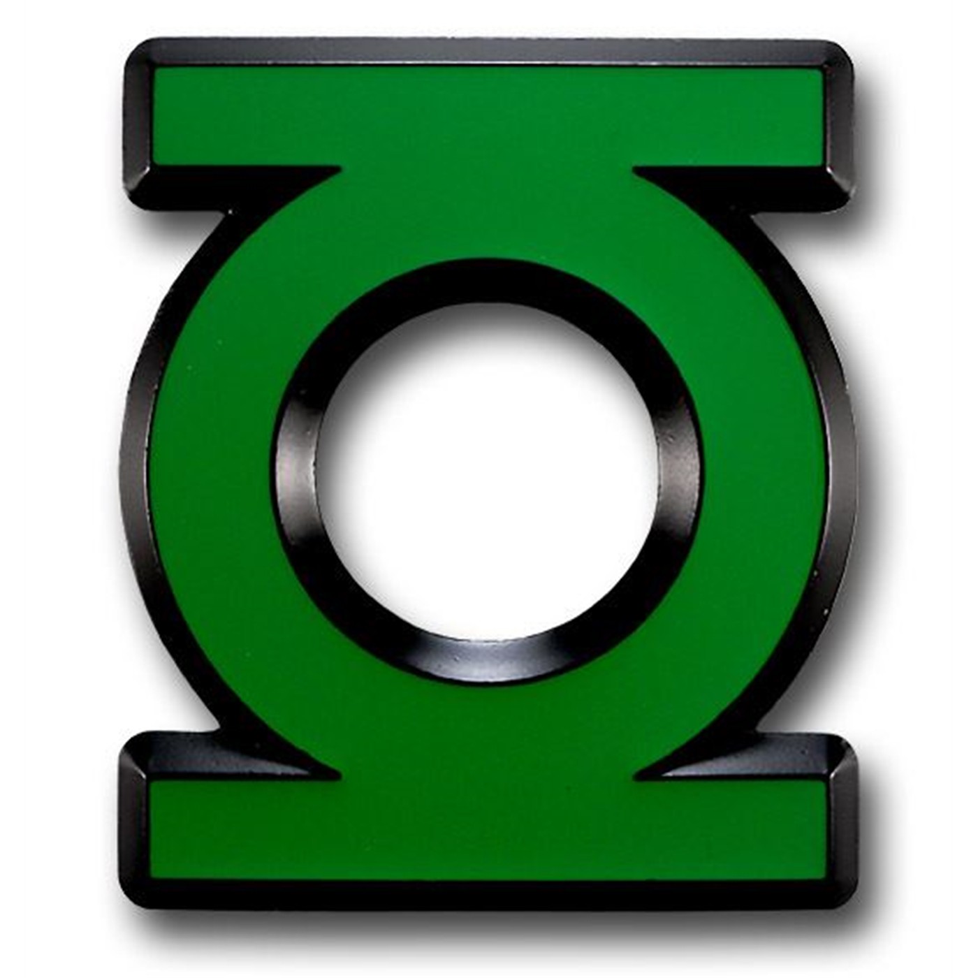 Green Lantern Die Cut Belt Buckle, Green