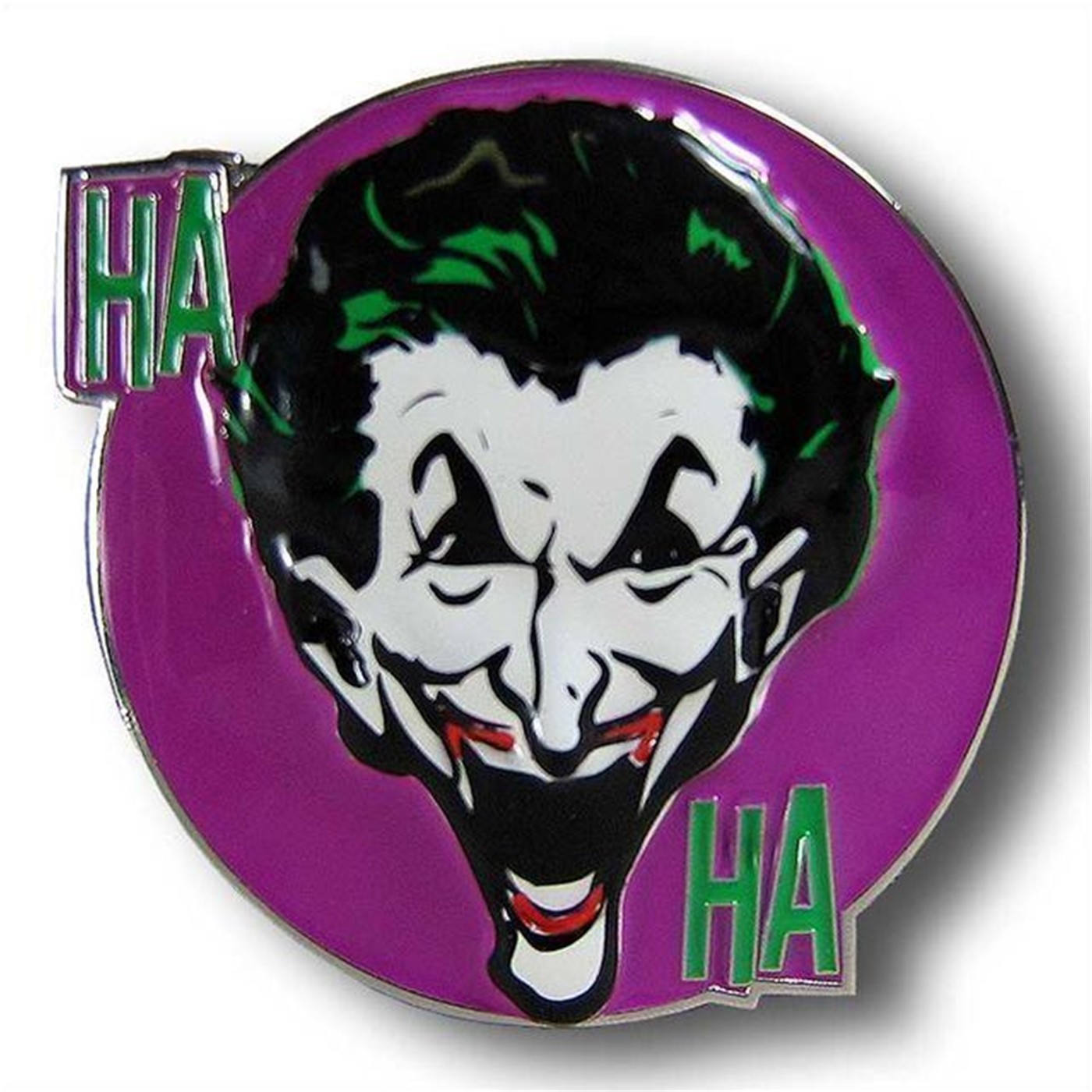 Joker Round Ha Ha Belt Buckle